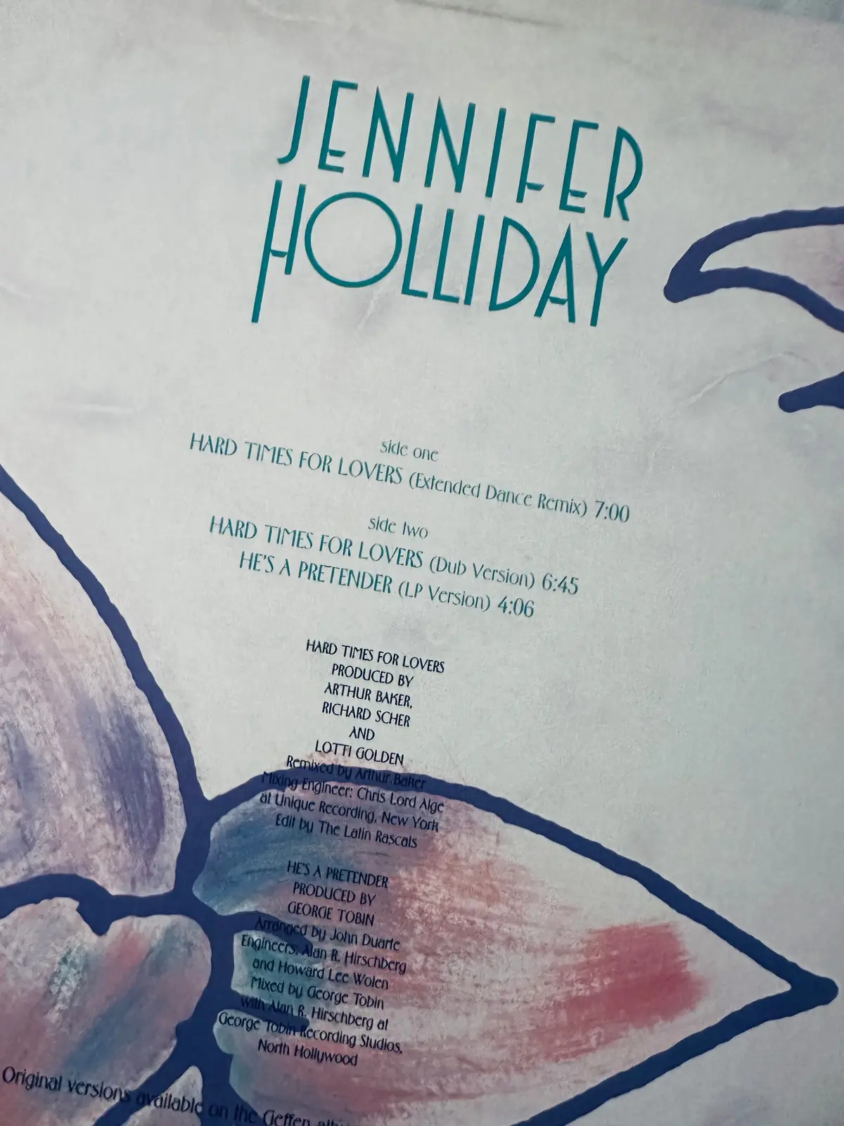 Jennifer Holliday - Set Of Four 12" Singles Lp Vinyl - Used 2