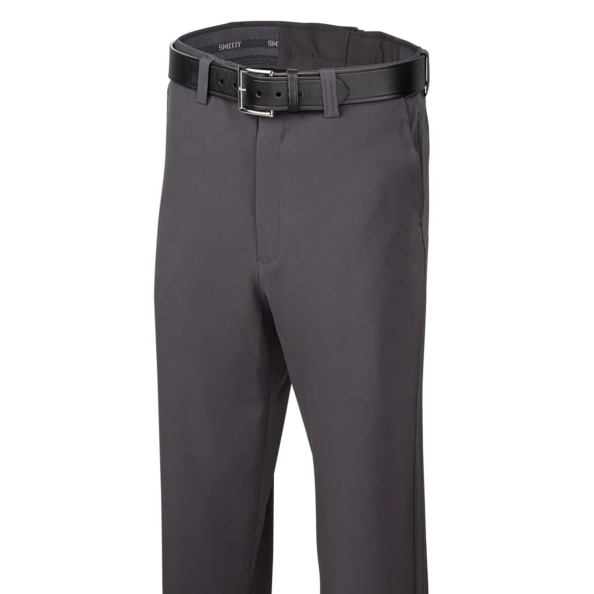 Bbs364 Tapered-Fit Lightweight Flat Front Umpire Base Pants With Expander Waistband 1