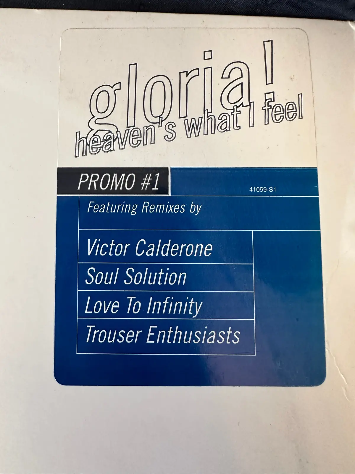 Gloria Estefan 12” Single - Heaven's What I Feel Promo #1 Lp Vinyl - Used 2