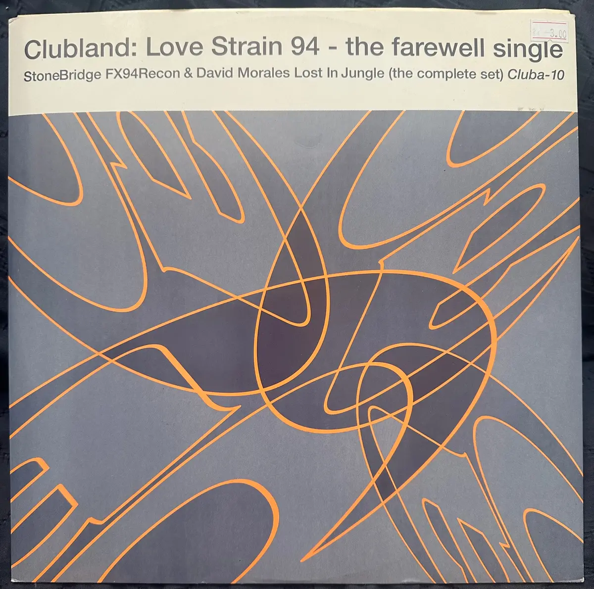 Clubland Live Strain 94 - 12" Single Lp Import Vinyl - Used 1