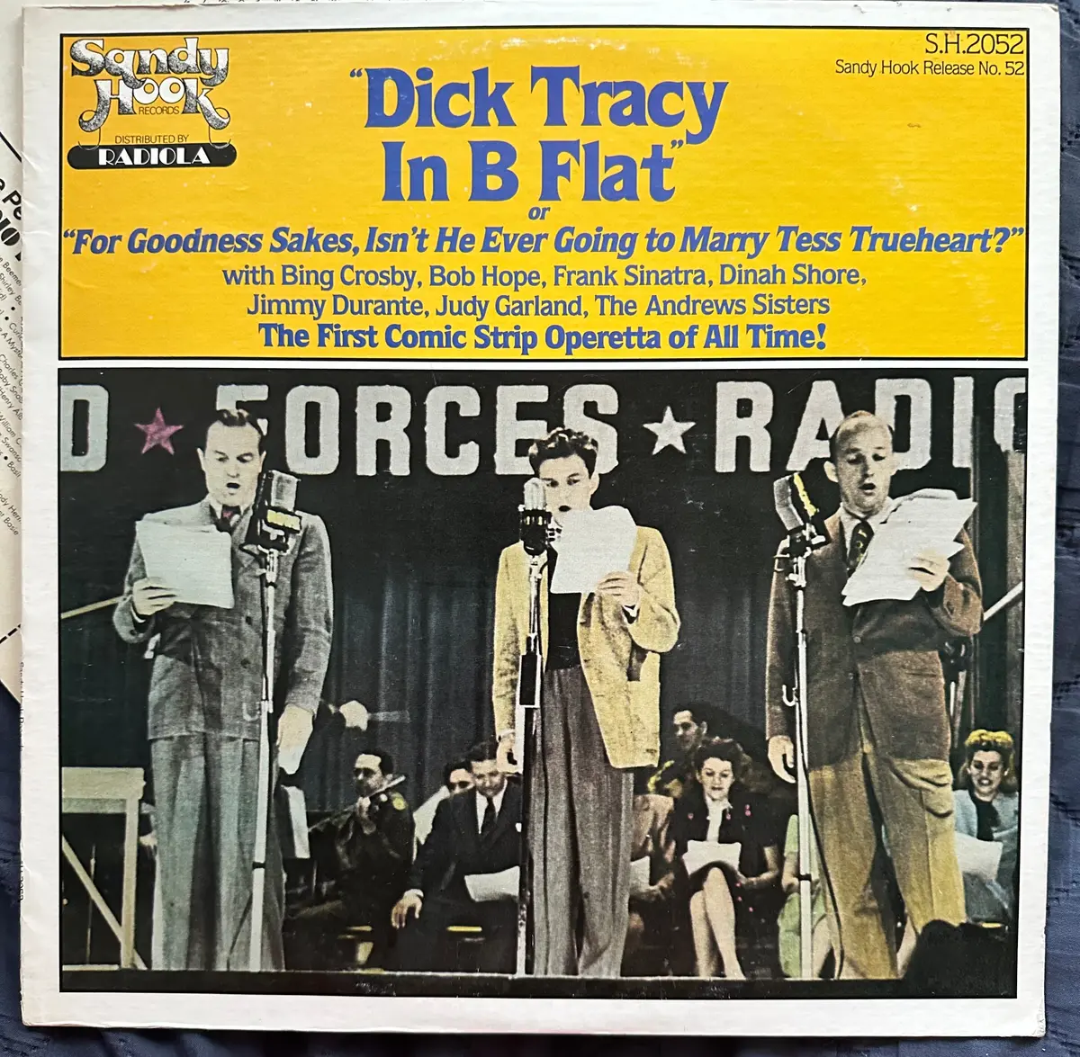 Dick Tracy In B Flat - Comic Strip Operetta (Sinatra, Bing, Bob Hope, Judy) Lp Vinyl - Used 1
