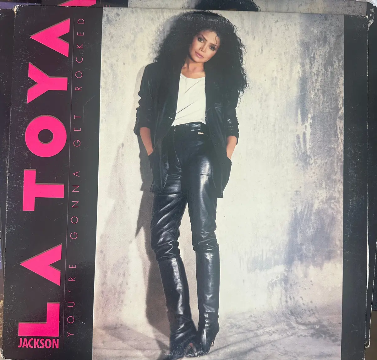 La Toya Jackson - You're Gonna Get Rocked! 12" Single  (Full Force Remixes) Lp Vinyl - Used 1