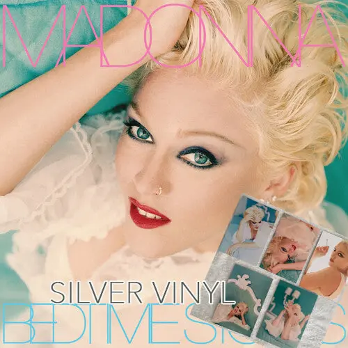 Madonna - Bedtime Stories (The Silver Collection) (Colored Vinyl, Silver) Lp - New + 5 Promo Postcards 1