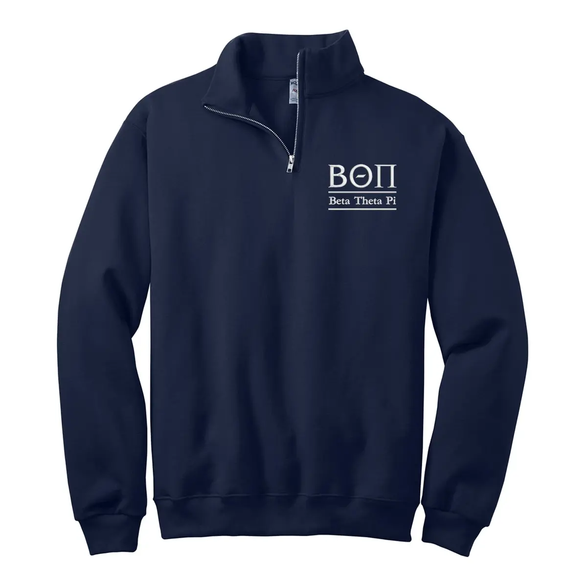 Beta Theta Pi Quarter Zip Pullover Sweatshirt 1