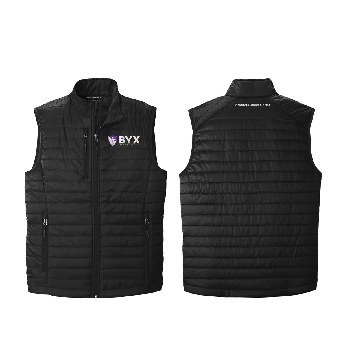 Beta Upsilon Chi Puffer Vest 1