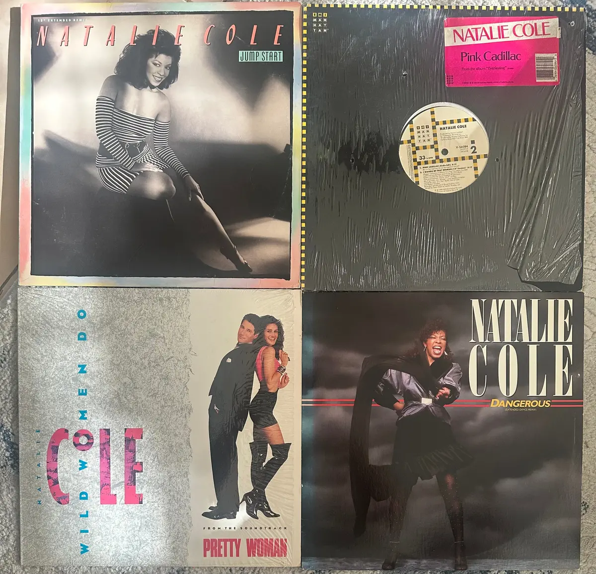 Natalie Cole Set Of Four Original 12" Singles - Lp Vinyl - Used 1