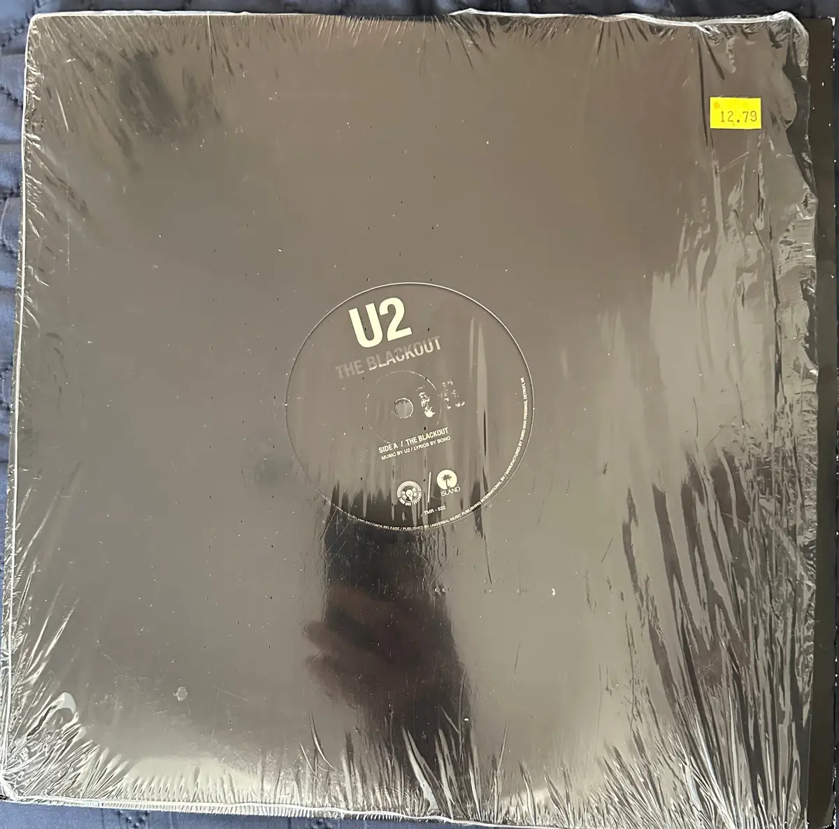 U2 - The Blackout 12” Single Lp Vinyl  (Promo) - Used 1