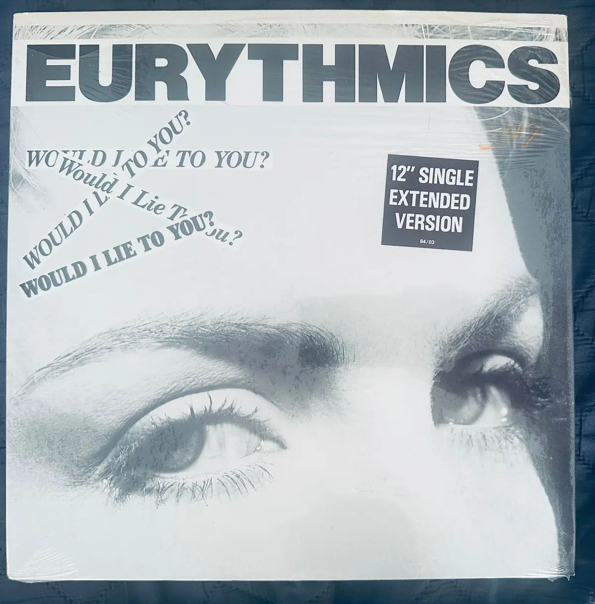 Eurythmics, Would I Lie To You? 12 And Single In Cellophane 1