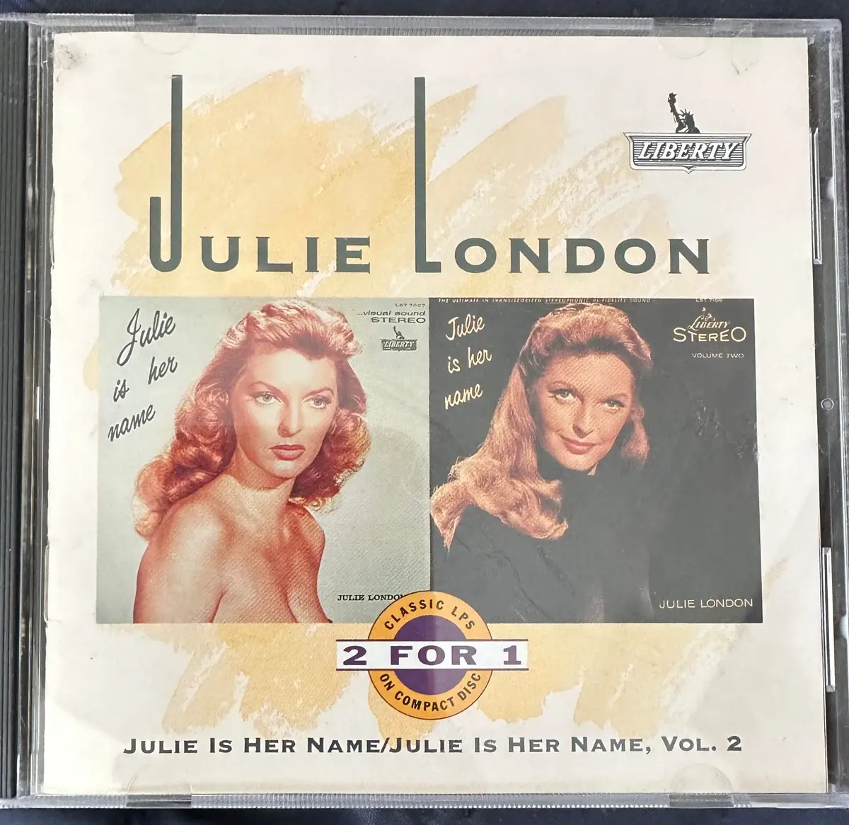 Julie London 2 For 1 Julie Is Her Name Volume 1 &2 Cd - Used 1