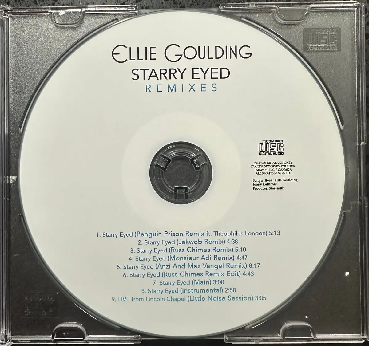 Ellie Goulding - Starry Eyed Remixes Cd Single - 2