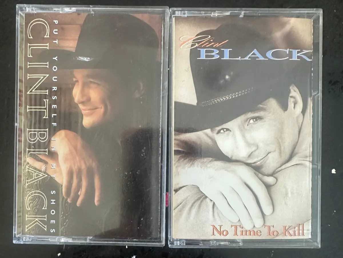Clint Black Two Cassette Tapes - Used 1