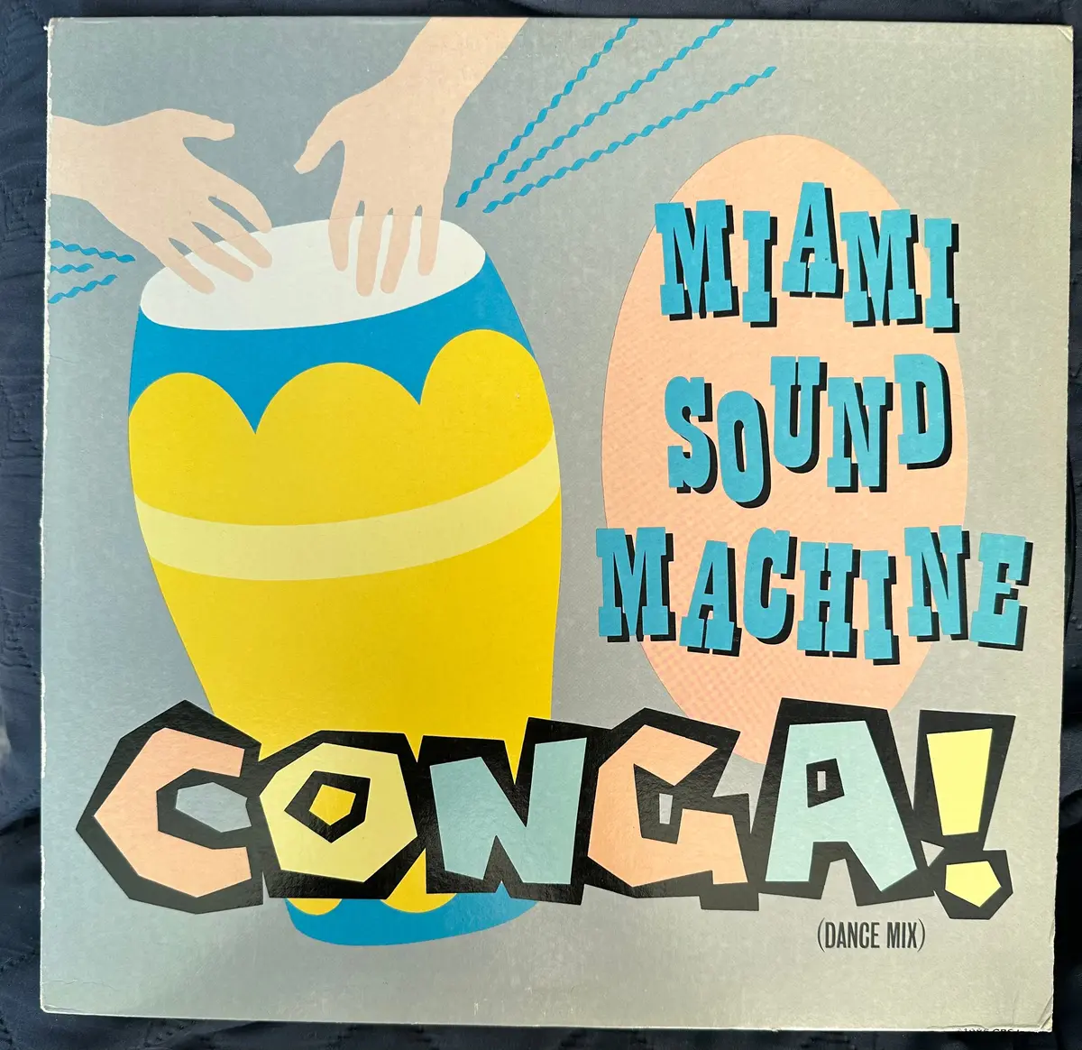 Gloria Estefan & The Miami Sound Machine 12” Single - Conga! Lp Vinyl - Used 1