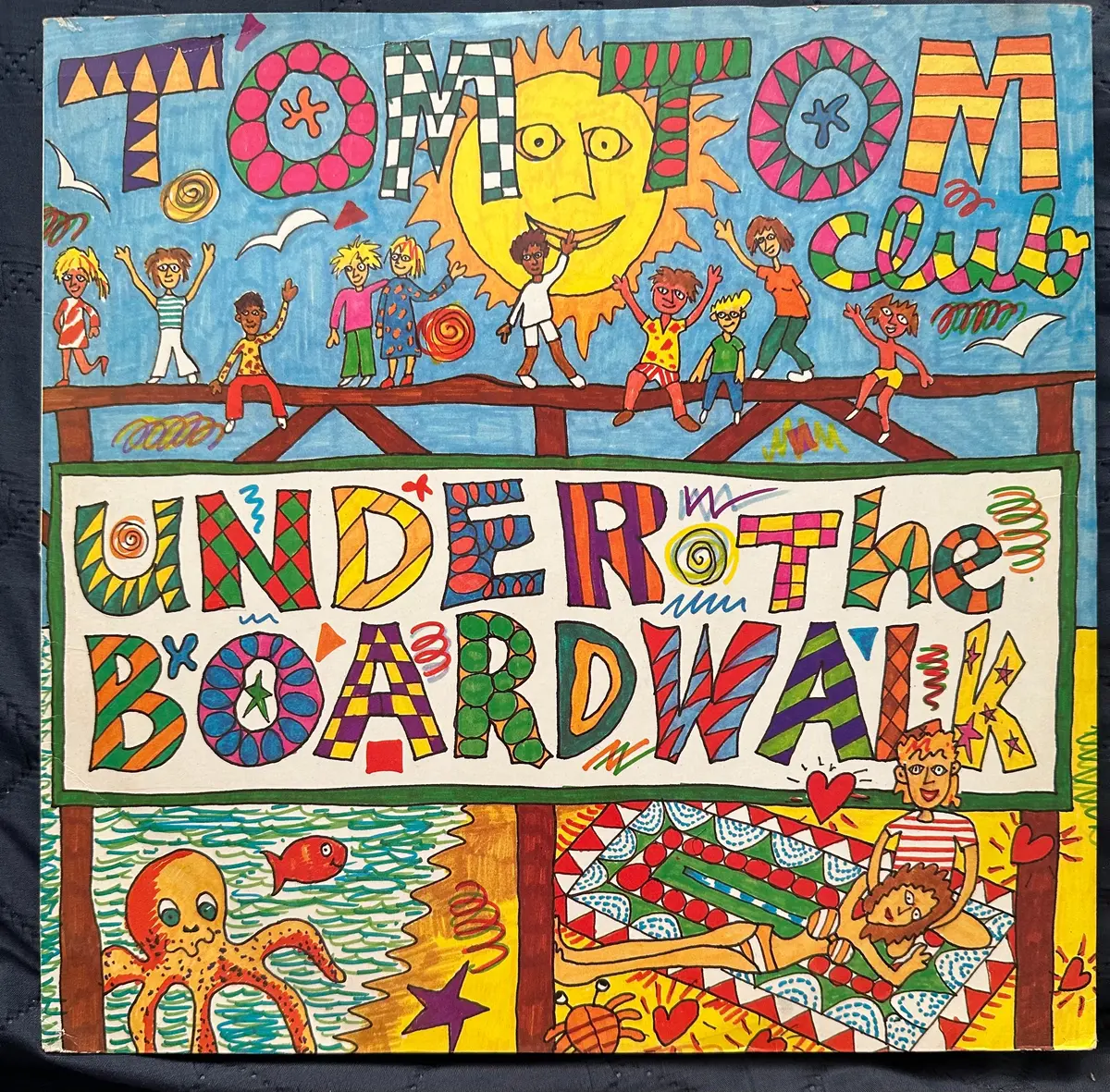 Tom Tom Club - Under The Boardwalk 12” Lp Vinyl - Used 1