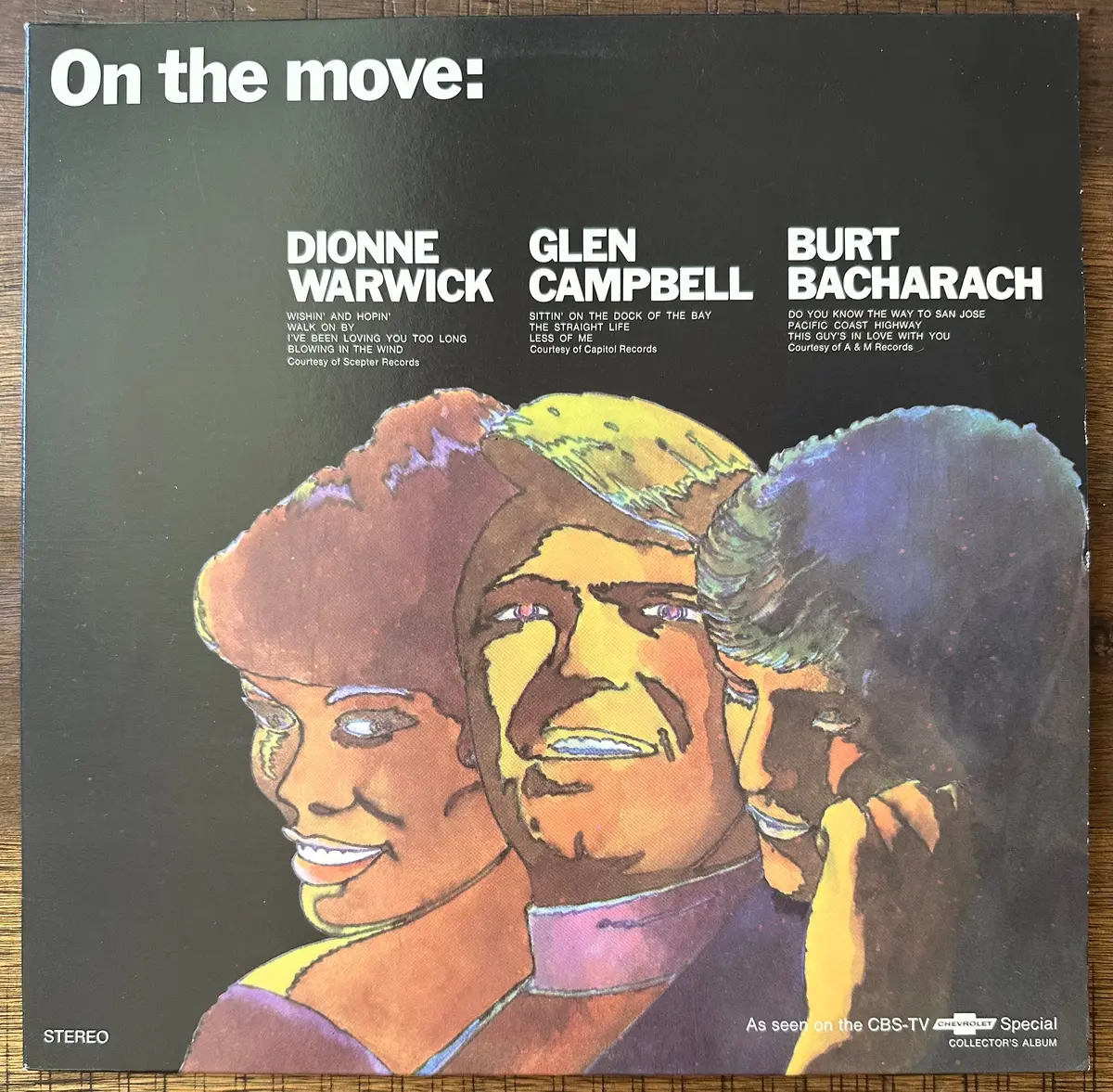 On The Move, Lp Sampler 70S Dionne Warwick/Glen Campbell/ ￼ Burt Bacharach 1