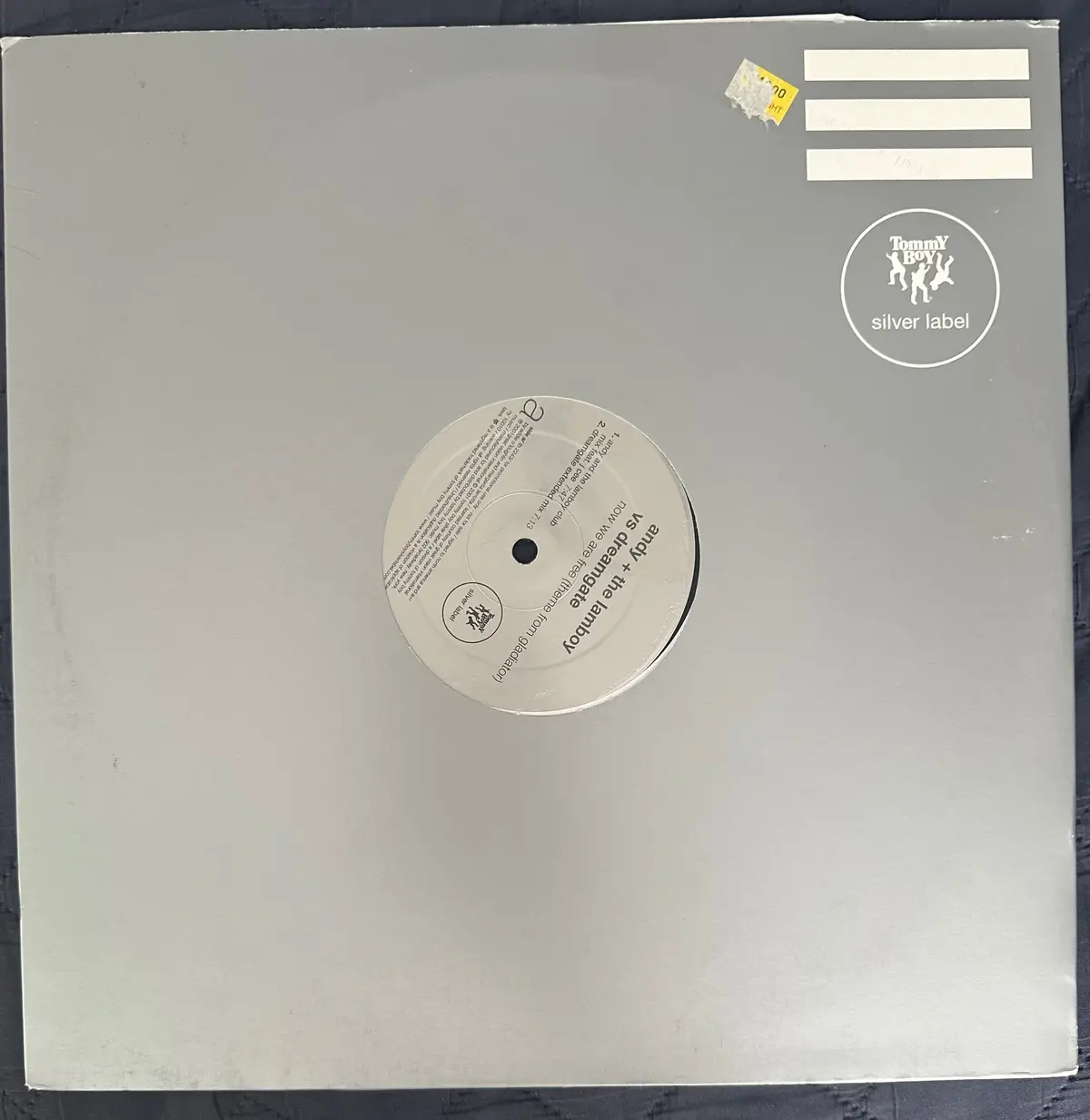 Andy + The Lamboy Vs Dream Gate - Now We Are Free 12"  Single By Tommy Boy Lp Vinyl Used 1