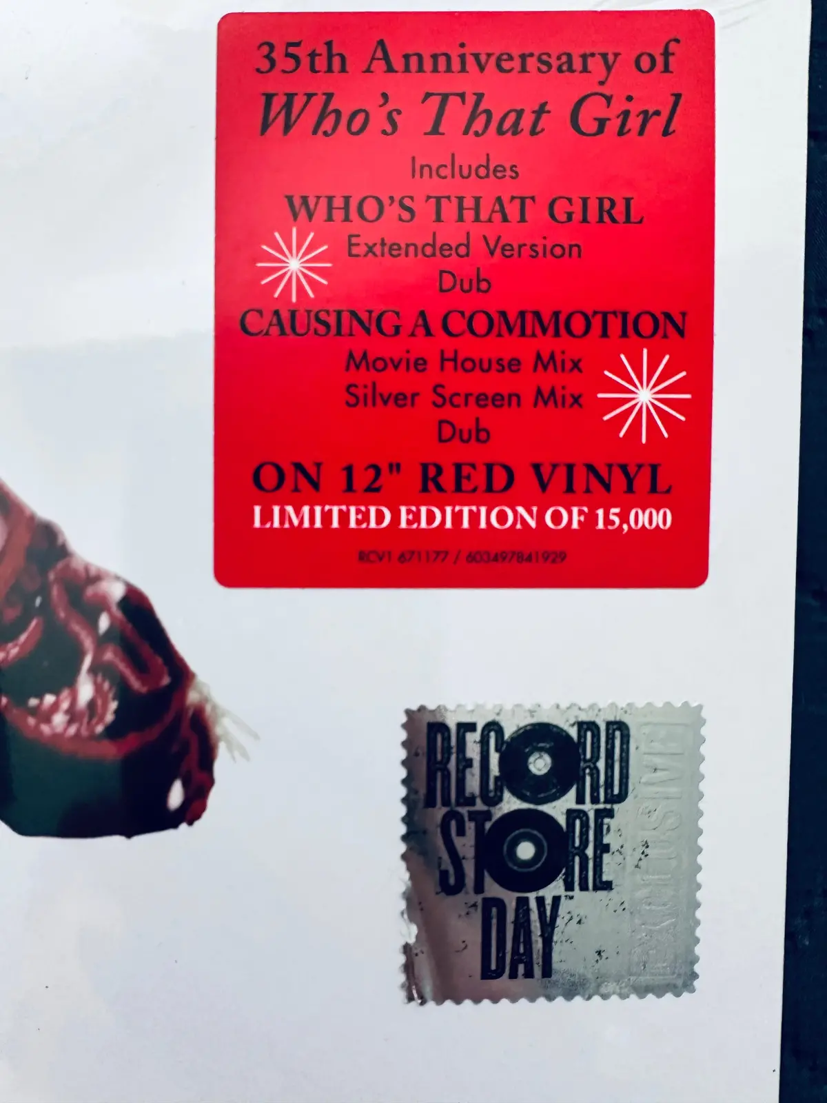 Madonna - Who’S That Girl / Causing A Commotion - Rsd Vinyl Lp - New 2