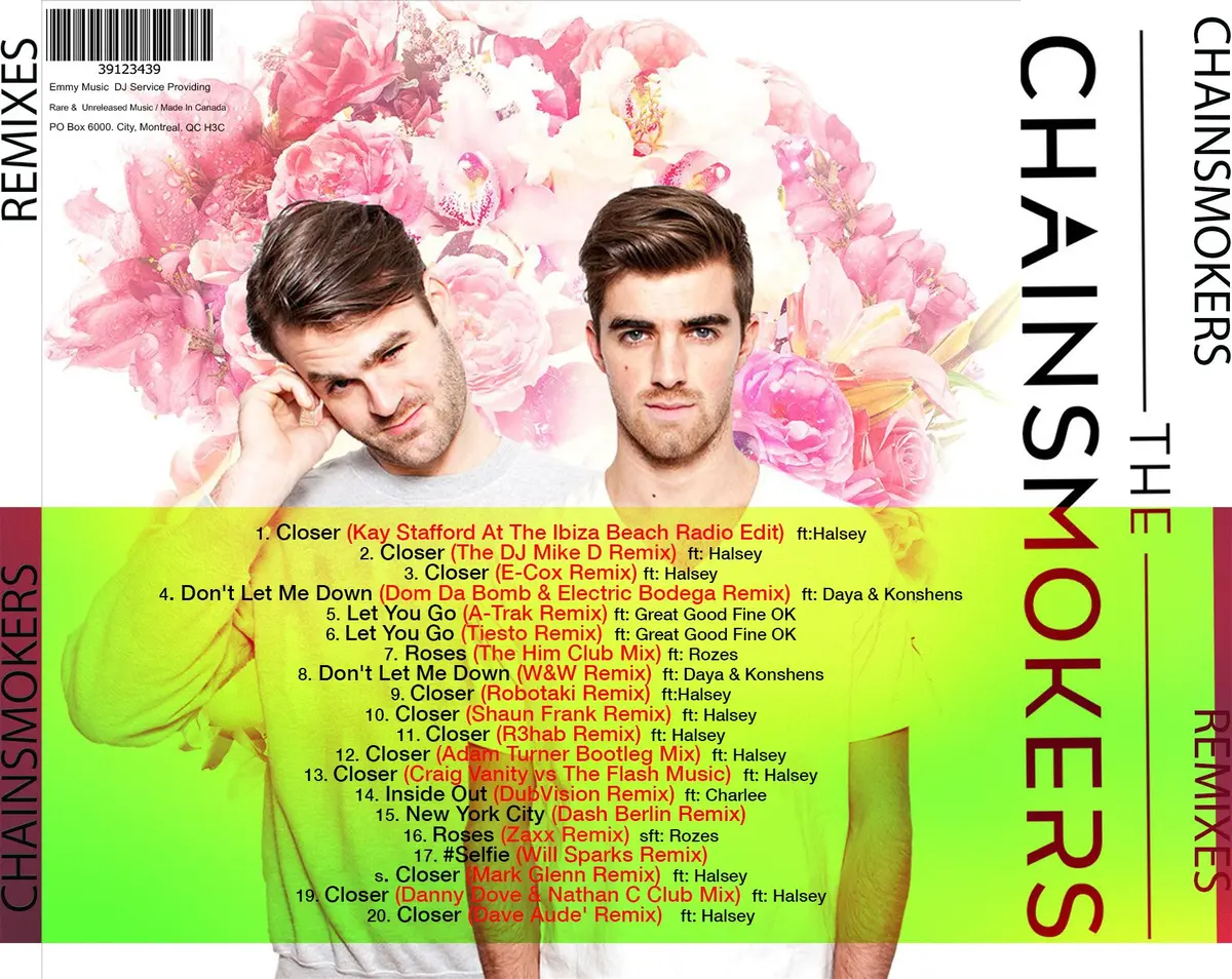 The Chainsmokers Remix Collection Cd (Sale) 2