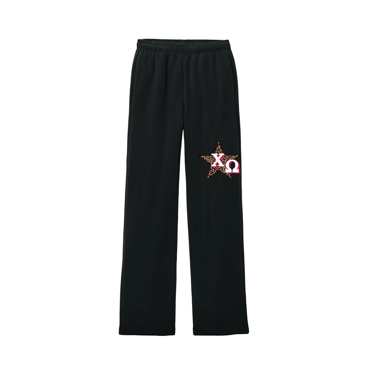 Chi Omega Luxe Fleece Straight Leg Sweats 1