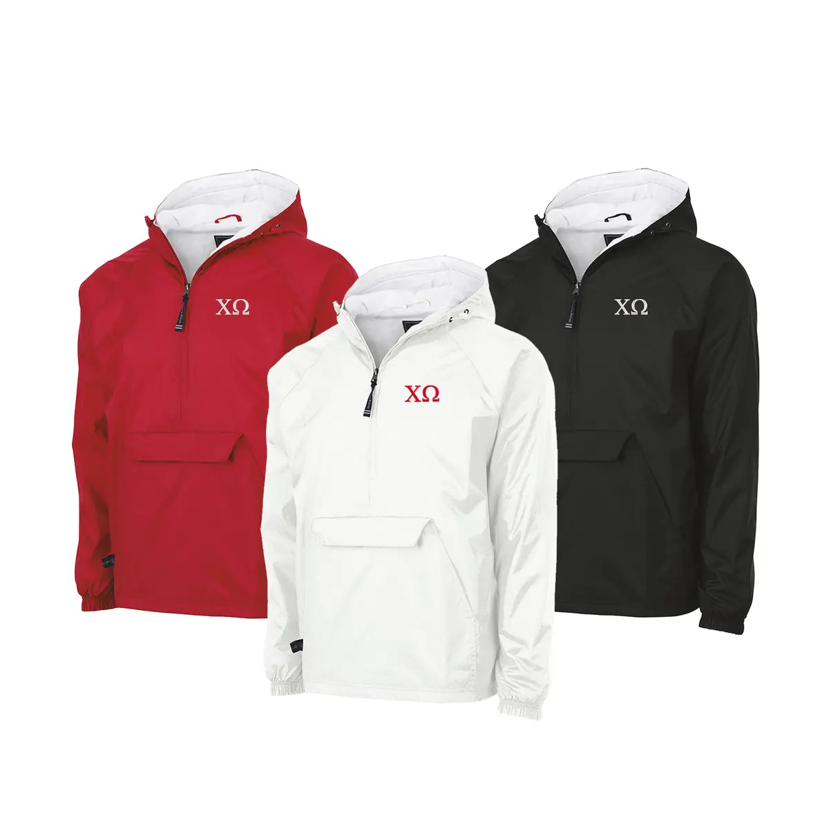 Chi Omega Lined Windbreaker 3