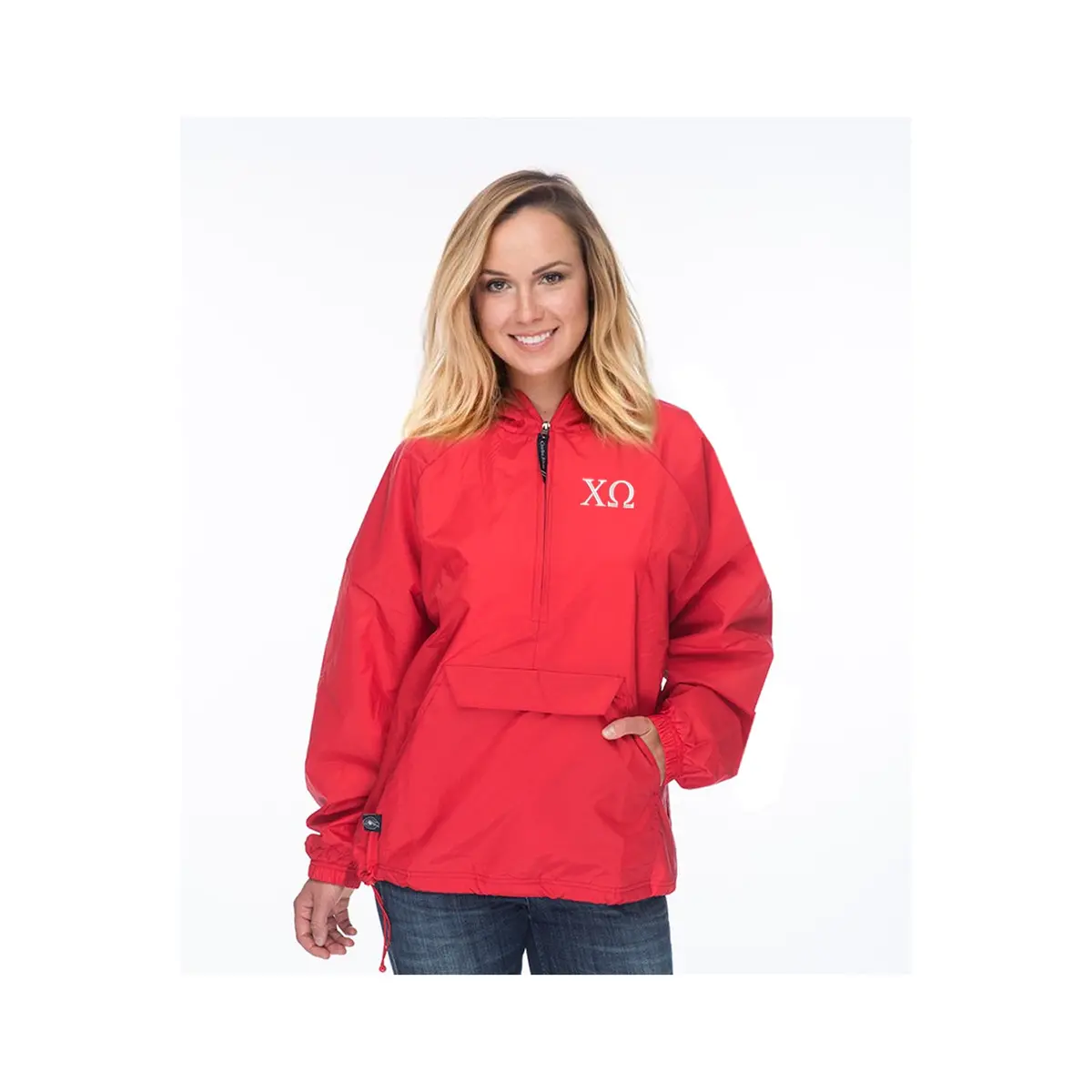 Chi Omega Lined Windbreaker 2
