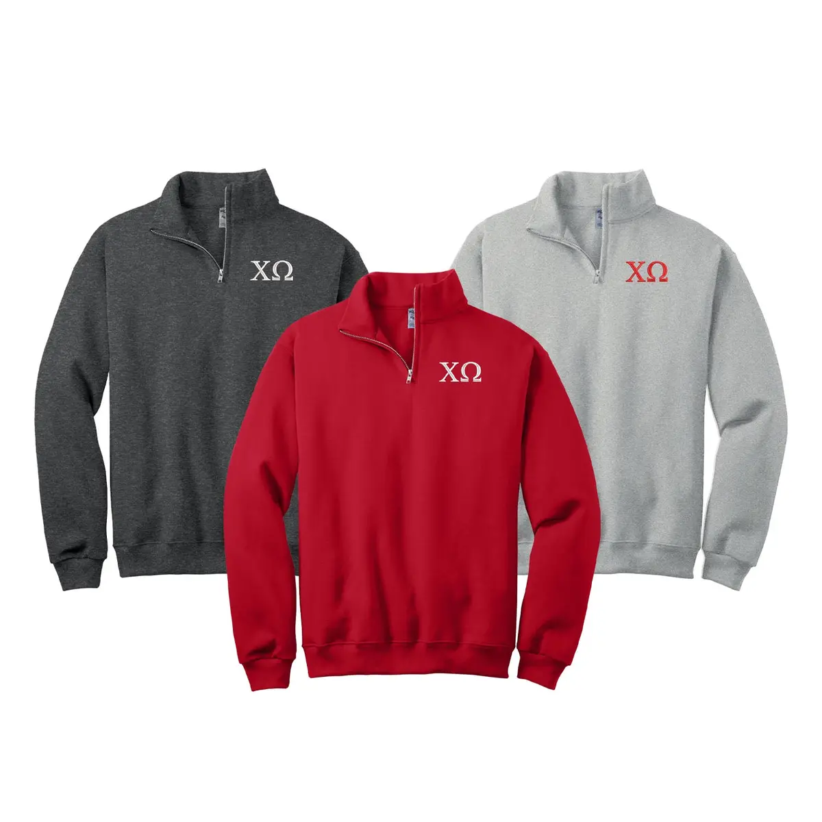 Chi Omega Qzip Sweatshirt 2