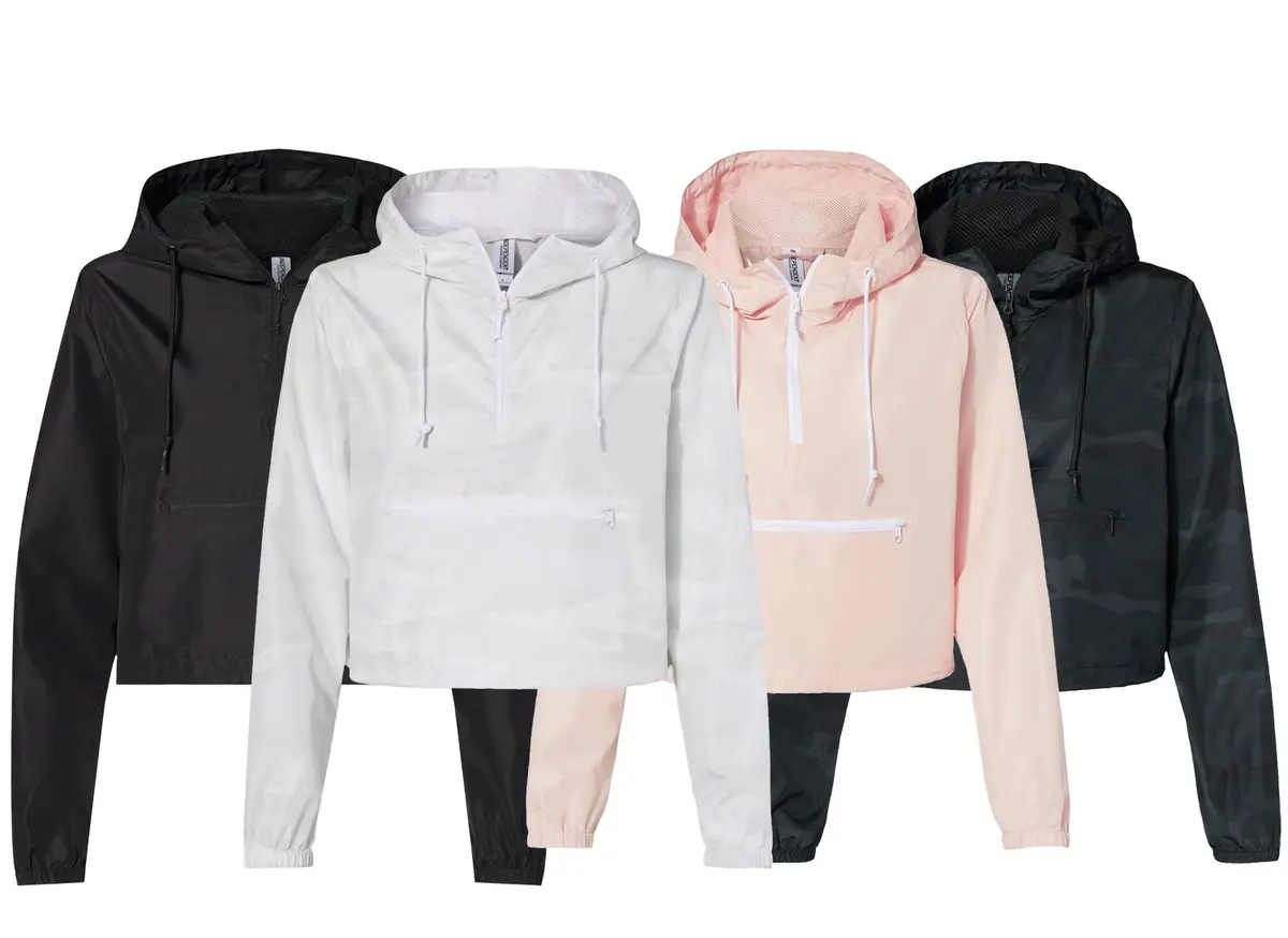 Chi Omega Crop Windbreaker 5