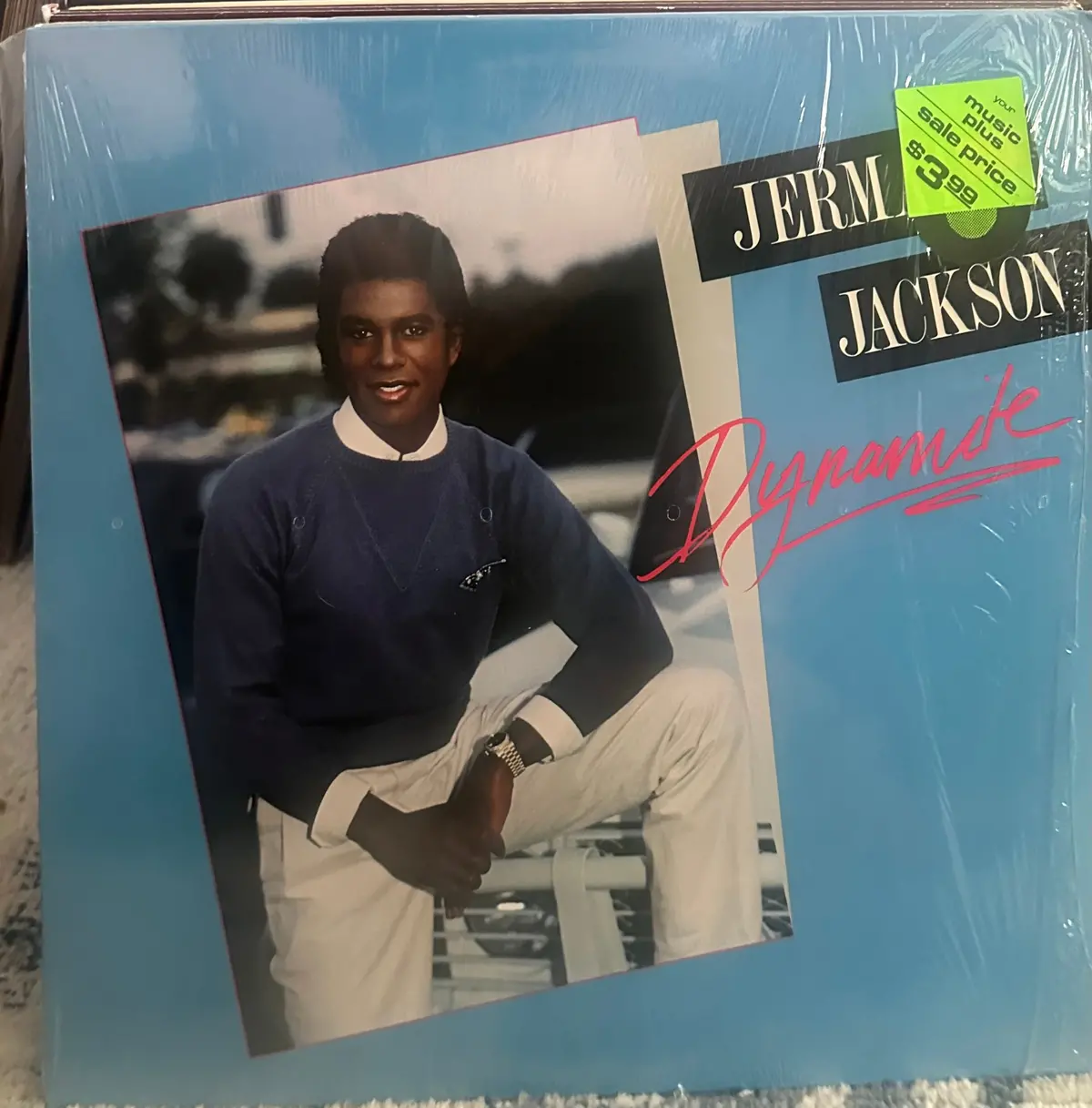 Jermaine Jackson 12"  Single Dynamite /  Tell Me I’M Not Dreaming Lp Vinyl - Used 1