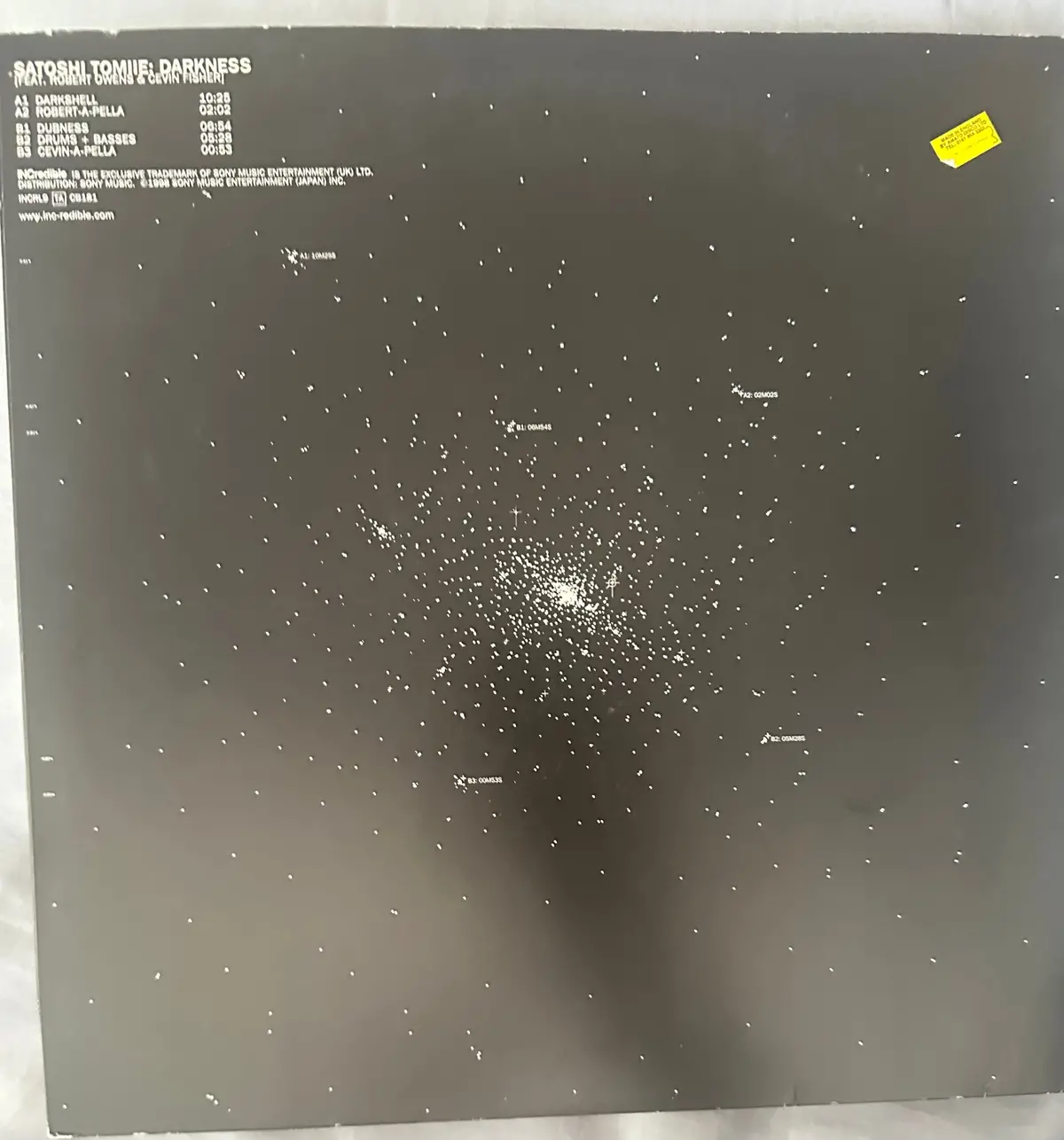 Satoshi Tomiie Darkness 12” Single Lp Vinyl Used 2