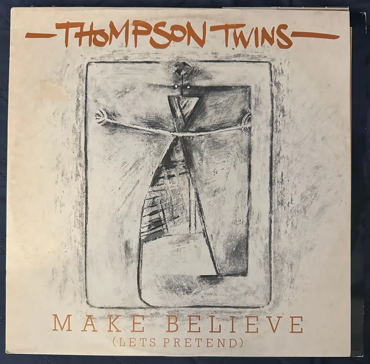 Thompson Twins - 12” Single - Make Believe (Let's Pretend)  Lp Vinyl  - Used 1