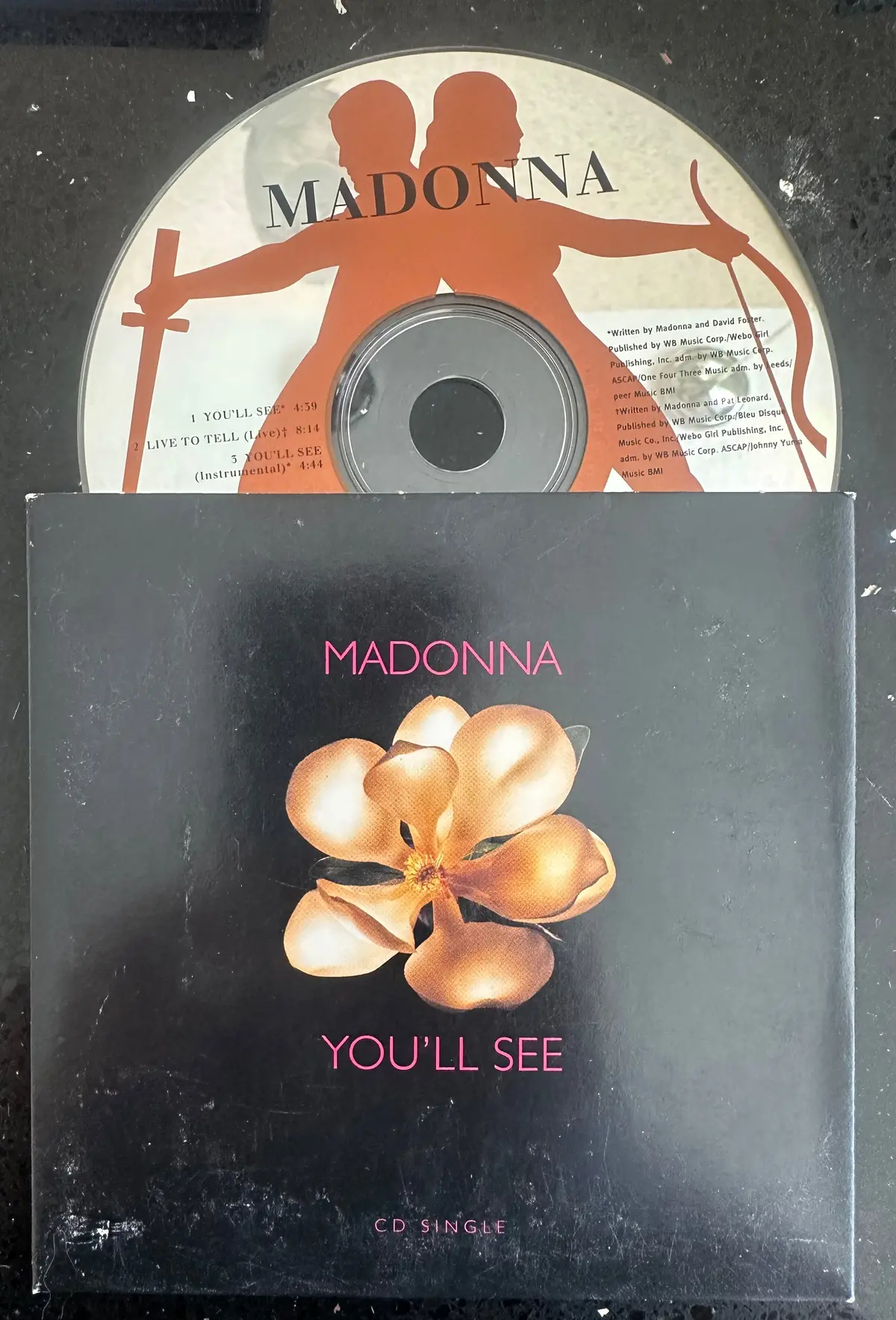 Madonna You'll See (2-Track Card Stock) Cd Single - Used 1