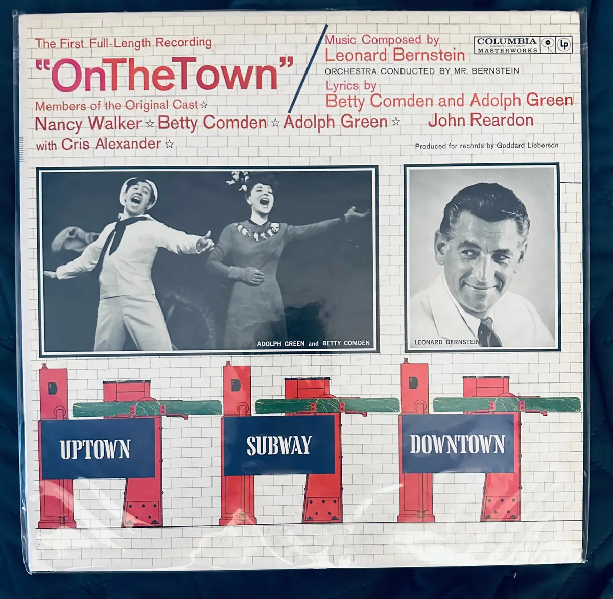 On The Town - Original Cast Recording Lp Vinyl Used 1