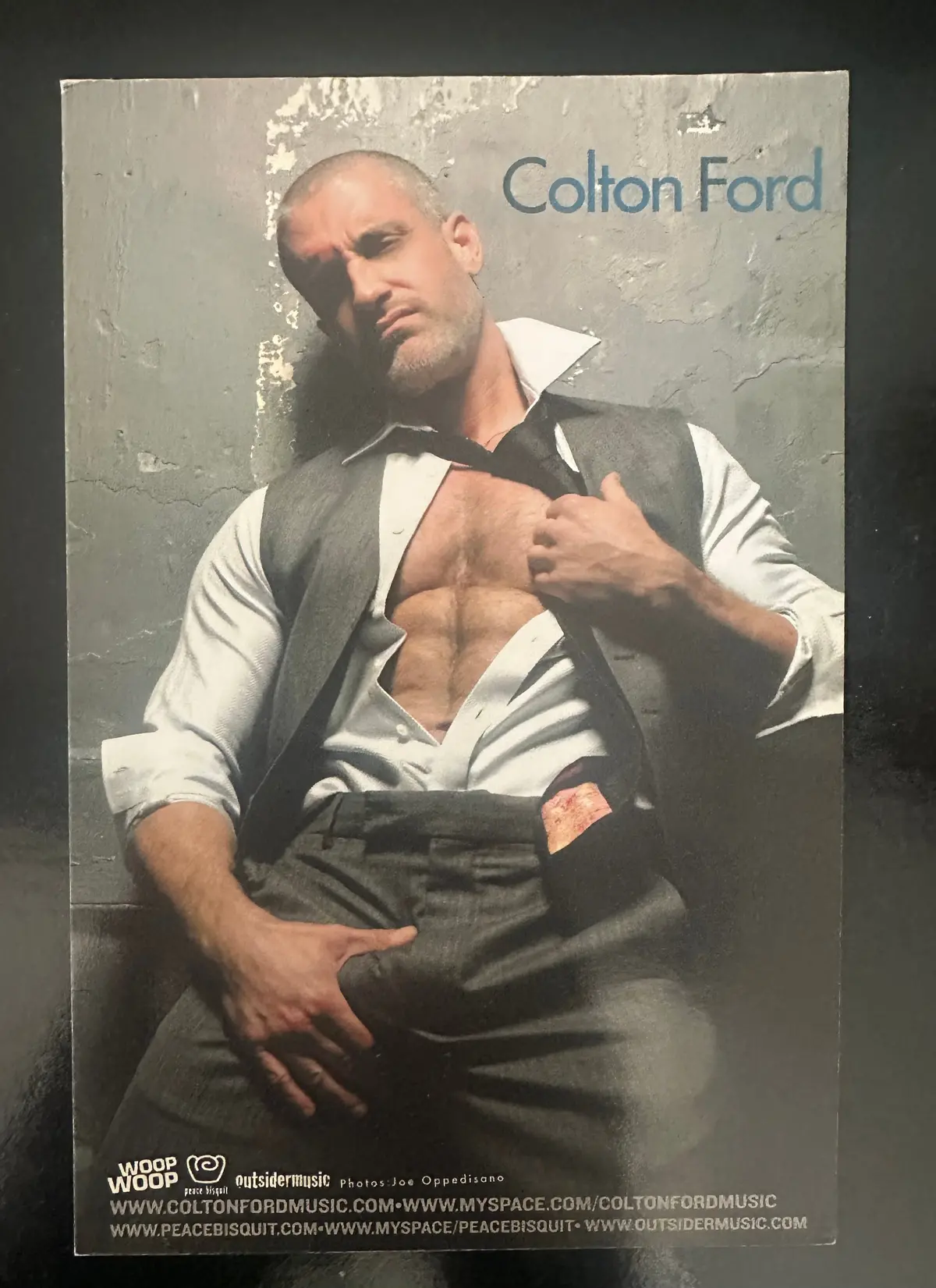 Colton Ford Double Sided Promo 4X6 Card 1