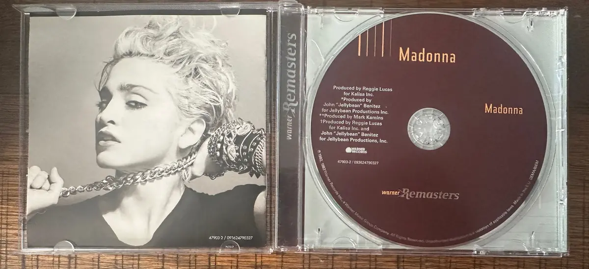 Madonna First Album Remastered Plus Bonus Mixes New Warner Logo 1