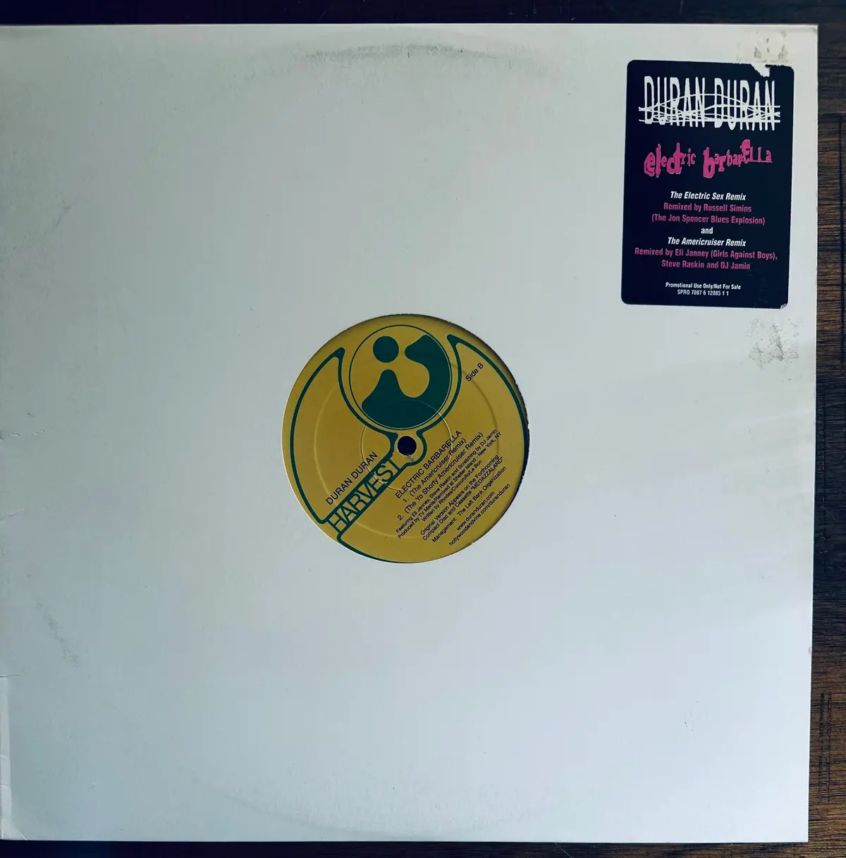 Duran Duran - Electric Barbarella (Promo 12" Single) Lp Vinyl - Used 1