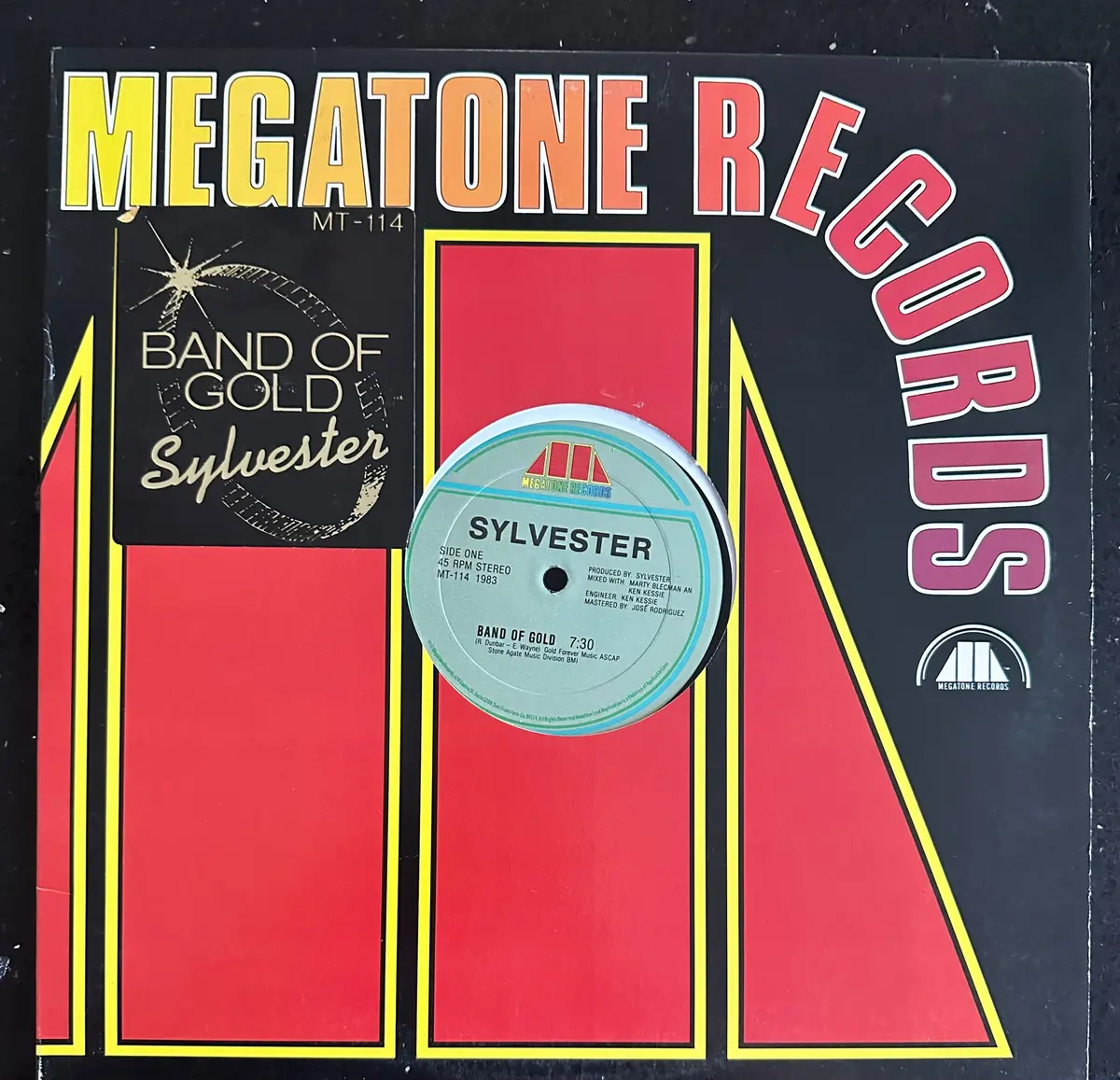 Sylvester - Band Of Gold  12" Single  Lp Vinyl - Used 1