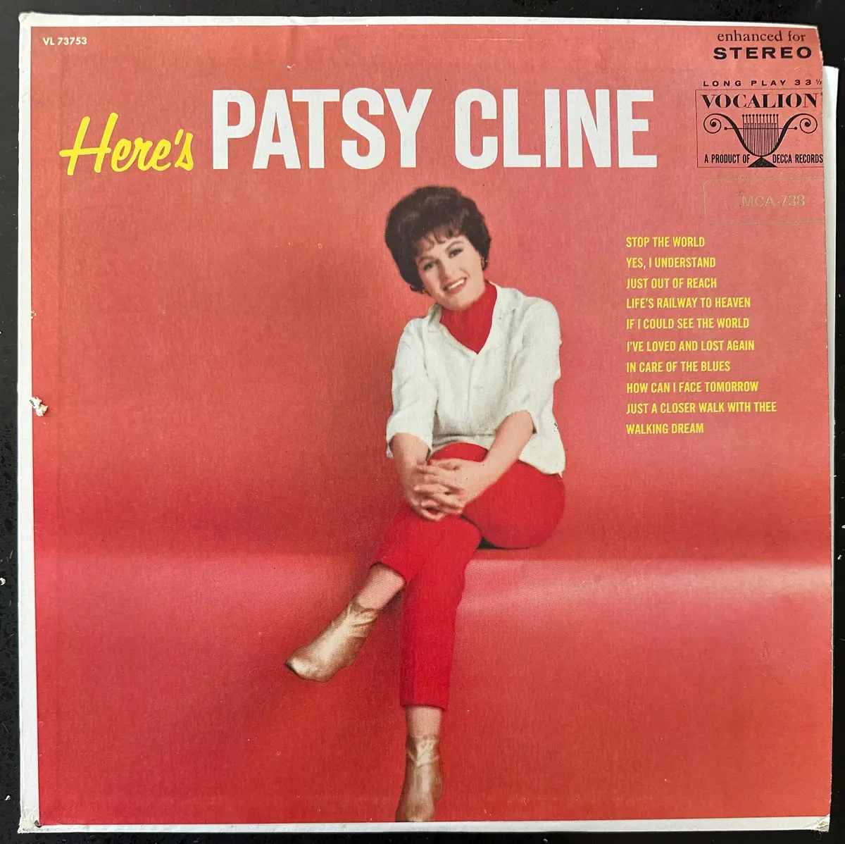 Patsy Cline - Here's Patsy Cline Lp Vinyl - Used 1