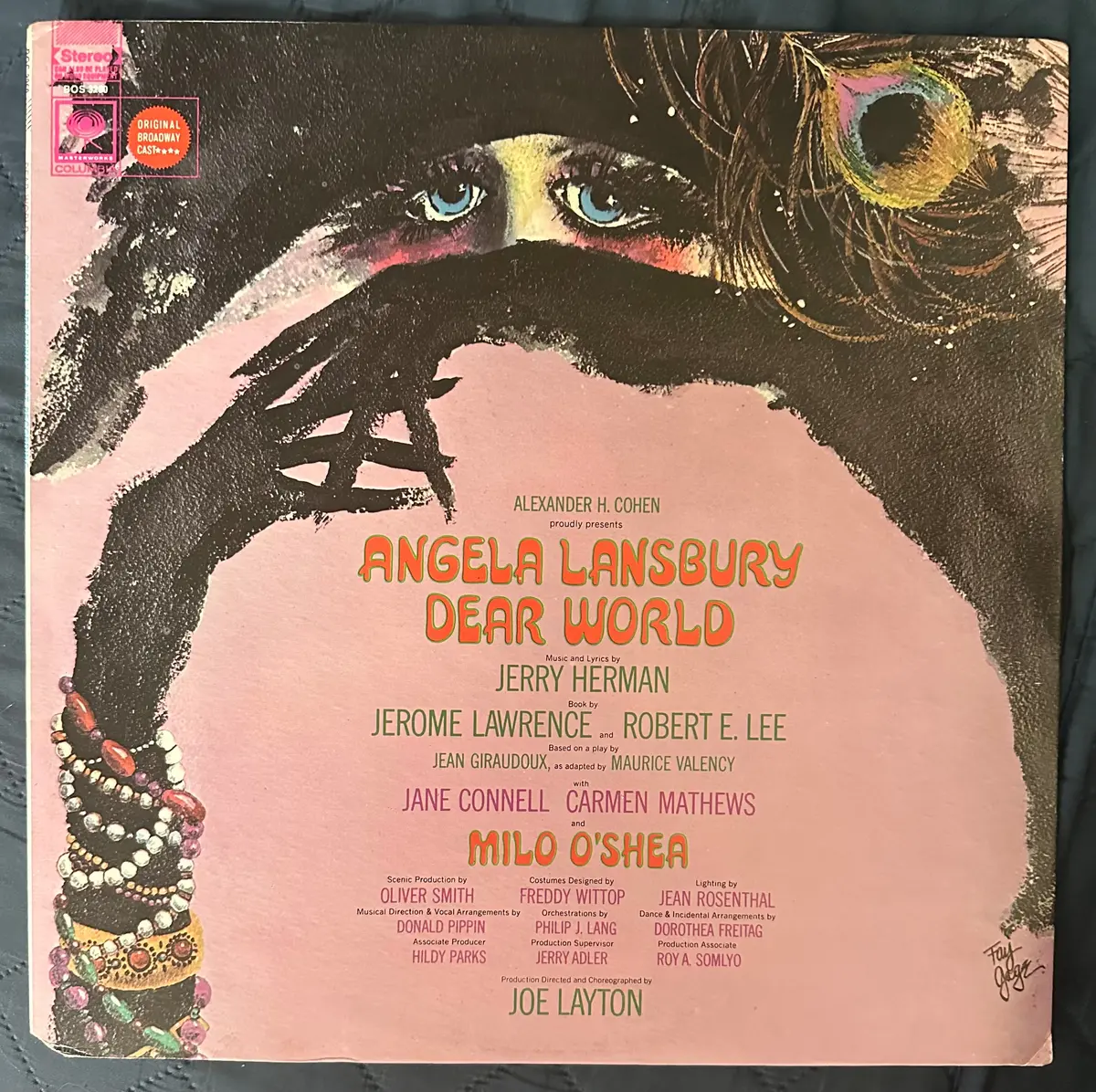 Angela Lansbury - Dear World Original Broadway Cast Lp Vinyl 1