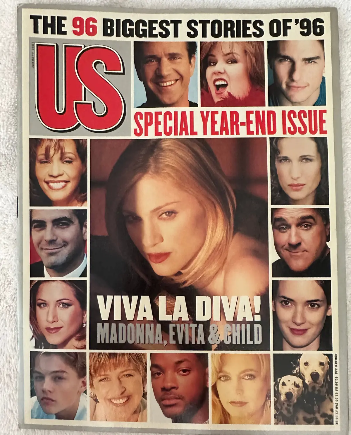 Madonna - Us Magazine "Viva La Diva!"  Madonna, Evita & Child - Used 1