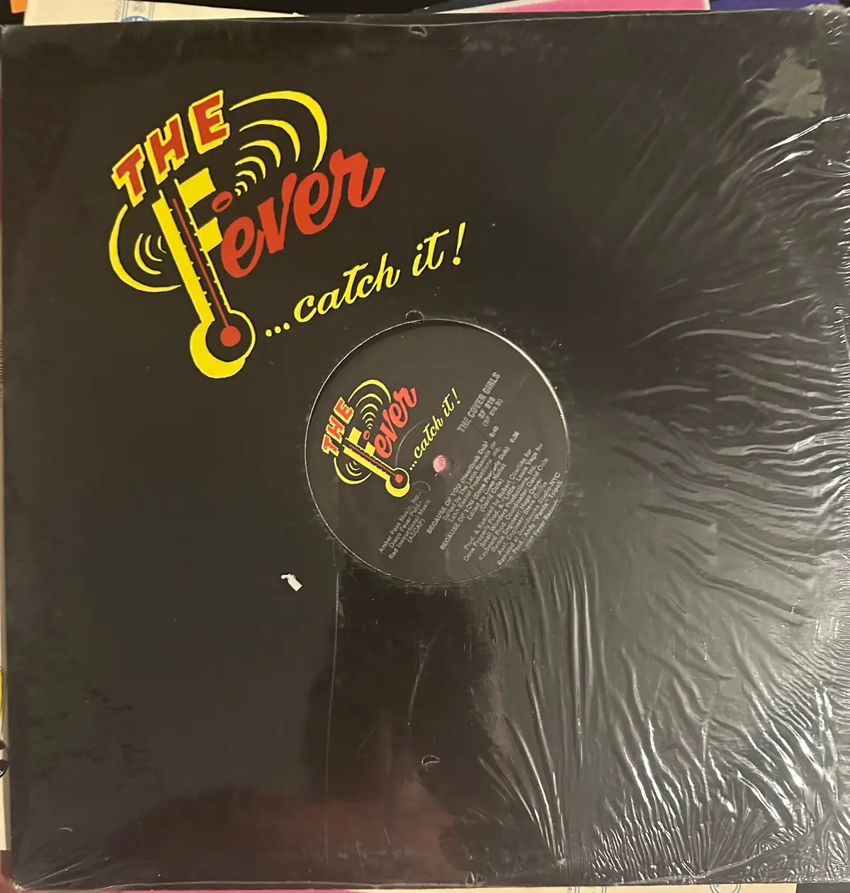 The Cover Girls - Because Of You 12" Single Lp Vinyl - Used 1
