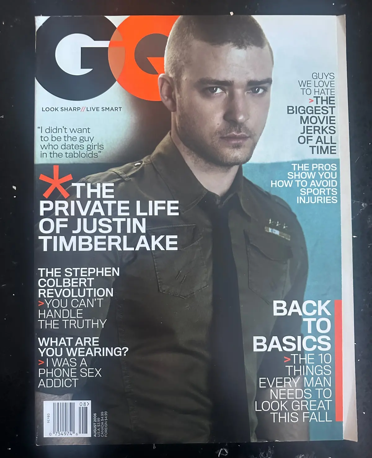 Justin Timberlake - Gq Magazine 2006 -  Usa Orders Only 1
