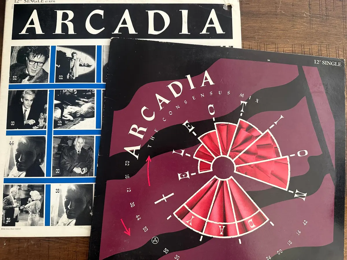 Arcadia (Duran Duran) - 2 Original 12" Singles "The Flame" / "Election Day"  Lp Vinyl - Used 1