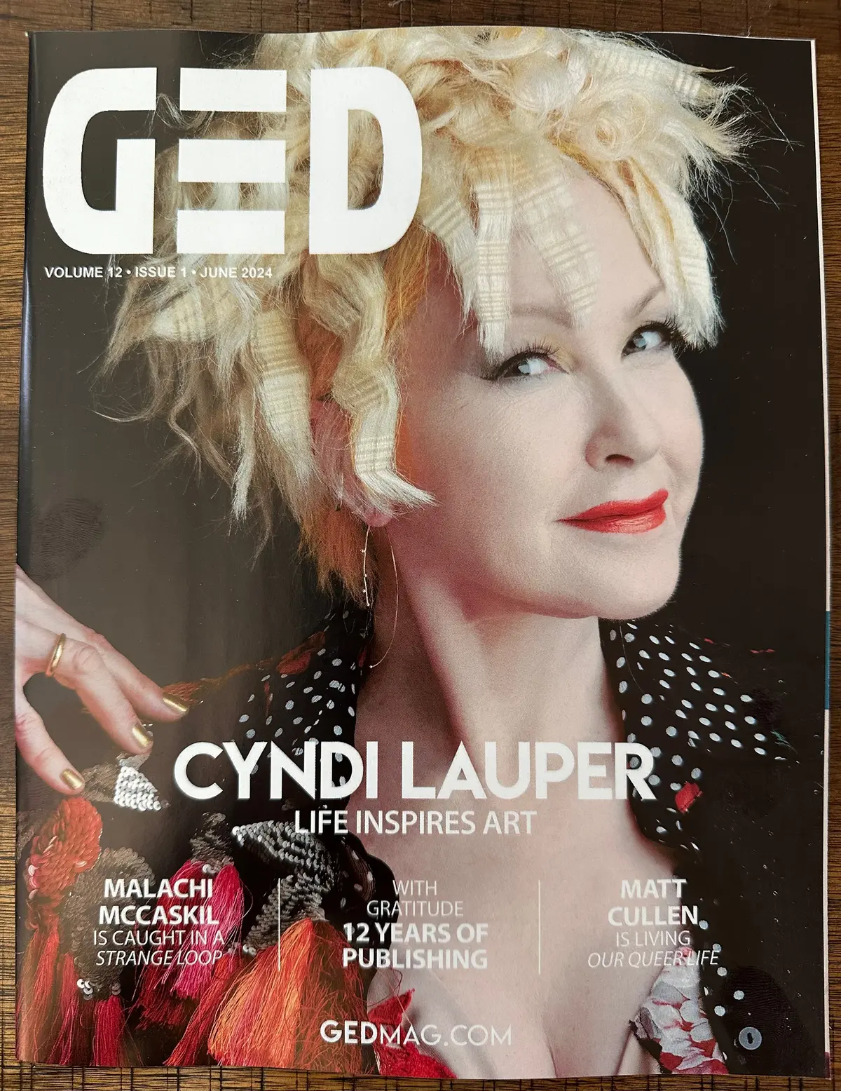 Cyndi Lauper Ged June 2024 Magazine 1