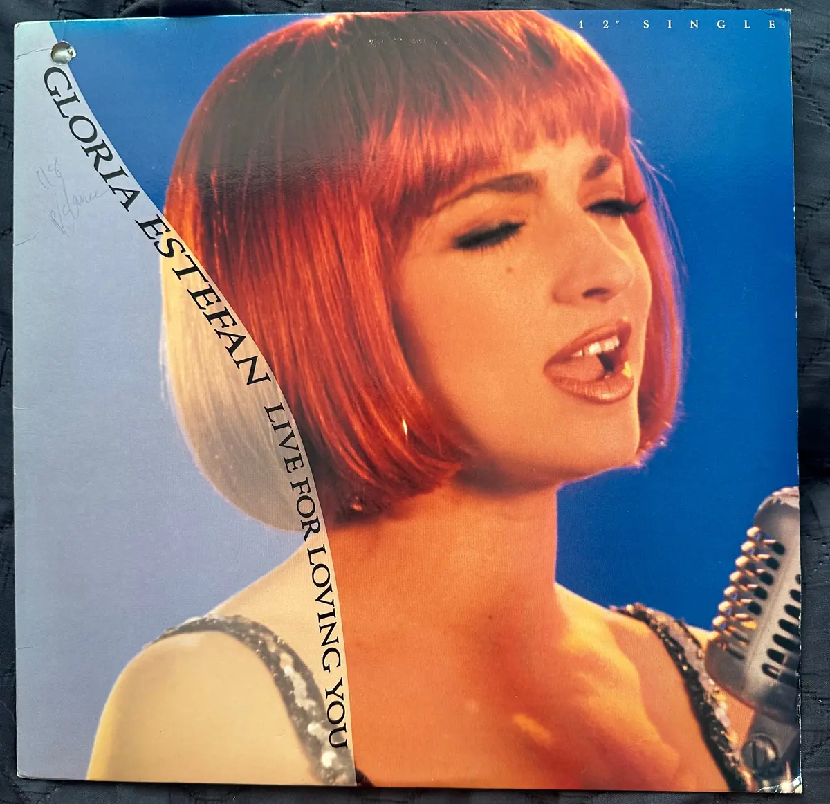 Gloria Estefan Live For Loving You 12 Inch Vinyl Single Used Promo 1