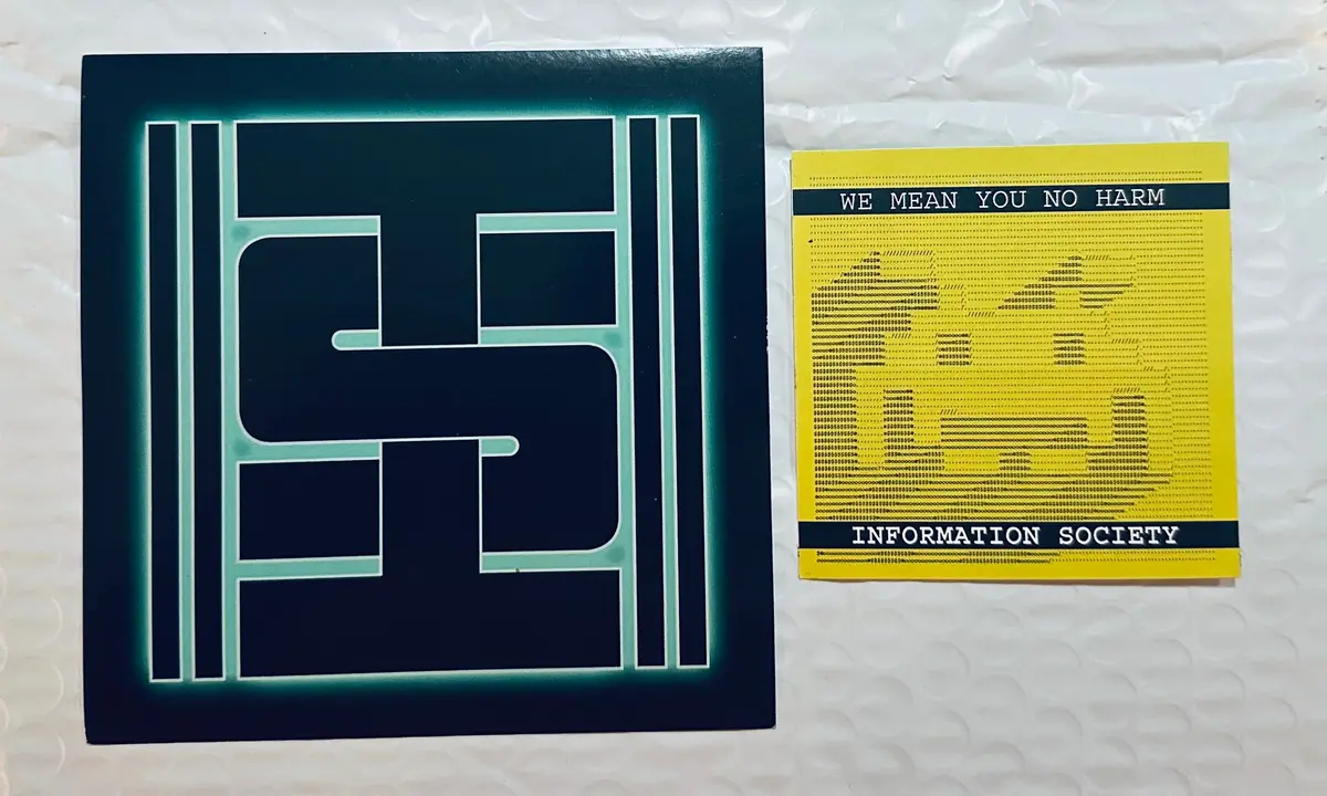 Information Society Two Promotional Stickers. 1
