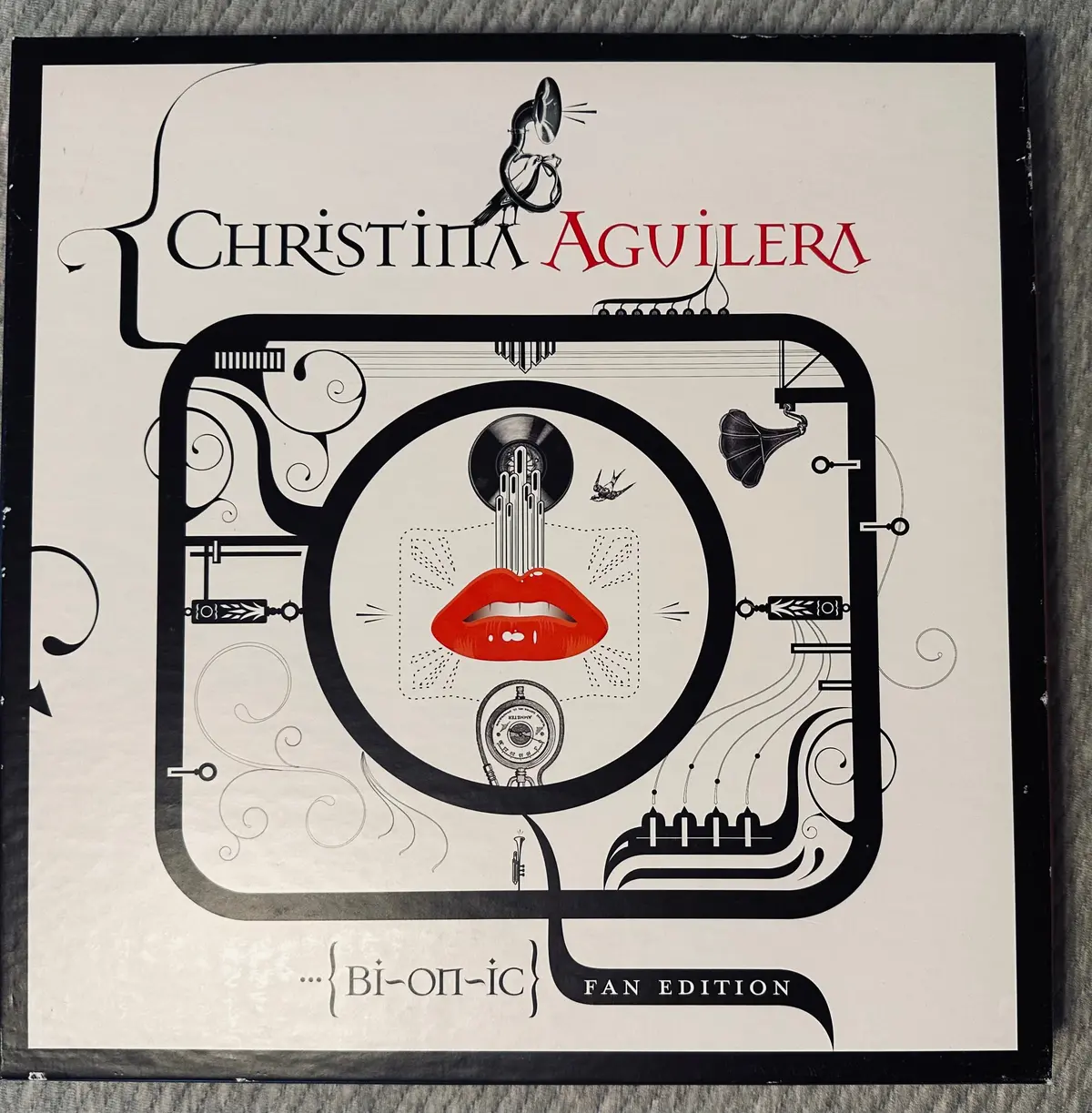 Christina Aguilera Bionic 3Xlp & Cd Fan Edition Box Set (Vinyl And Cd Are New / Box Has Edge Wear) -- Usa Orders Only 1