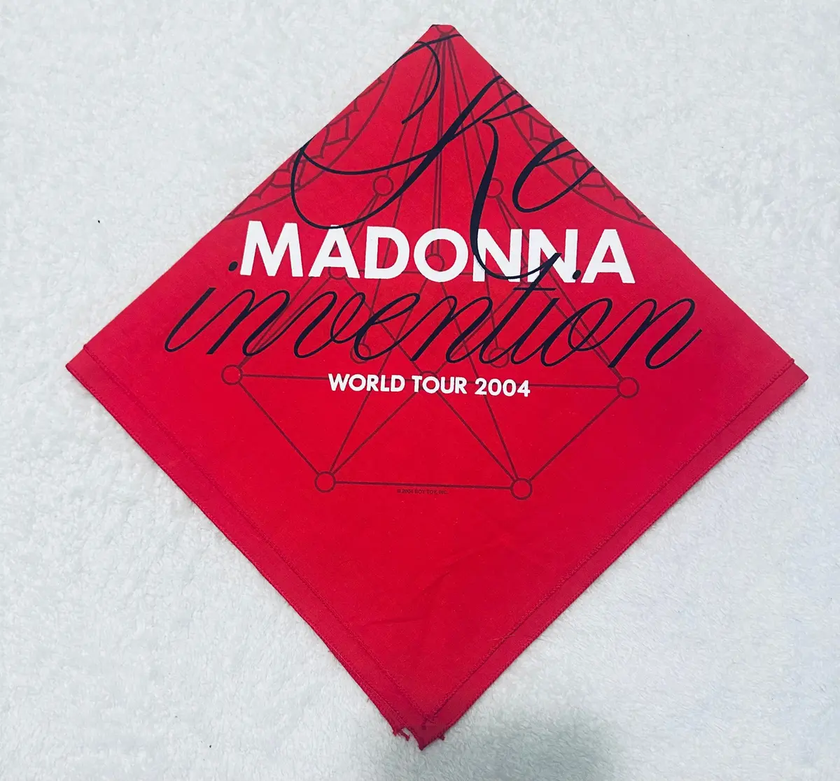 Madonna Re-Invention Official Tour Scarf Bandanna 1
