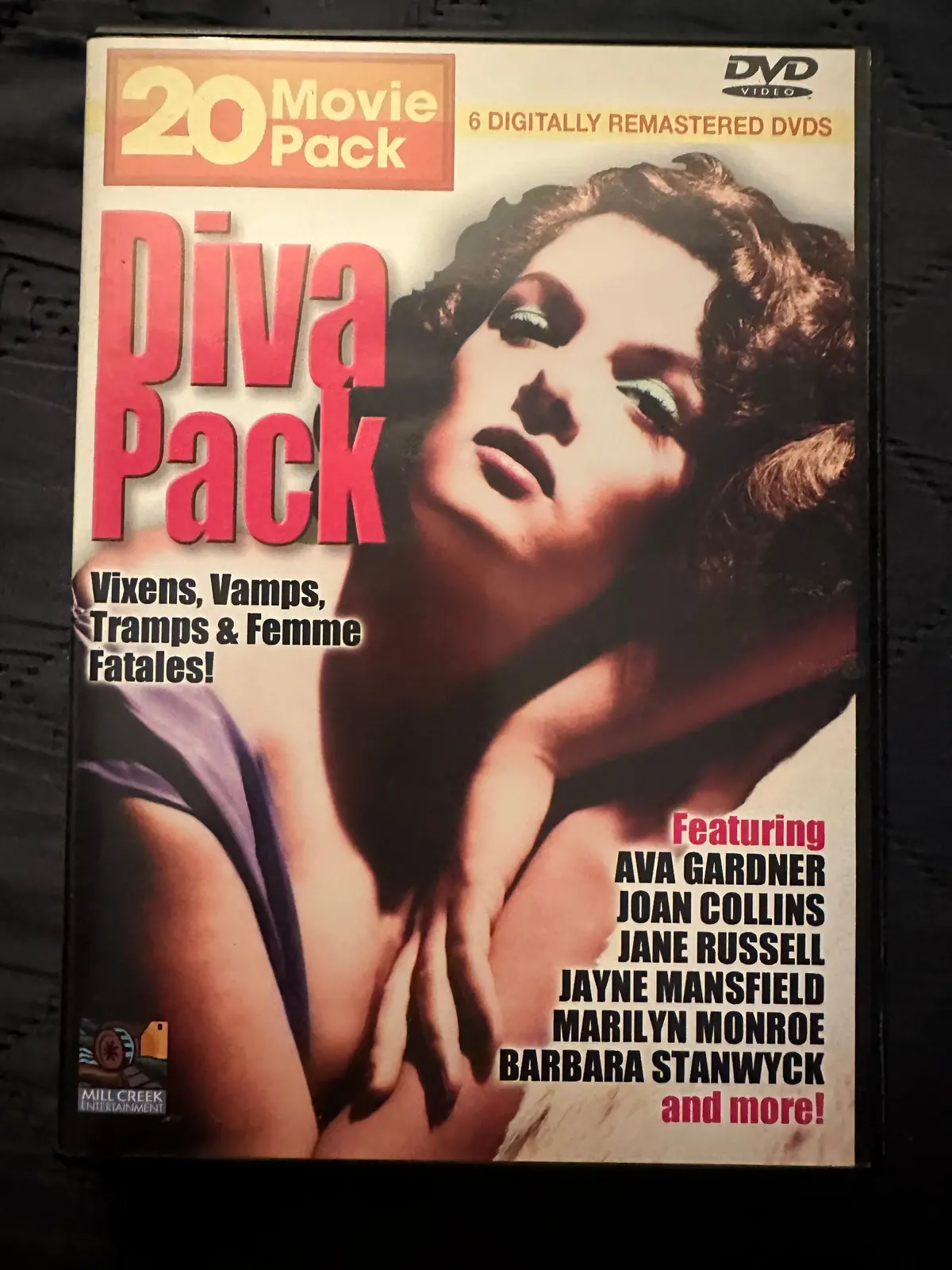 Diva Pack Dvd (20 Hollywood Films On 6 Dvds ) Box - Used 2