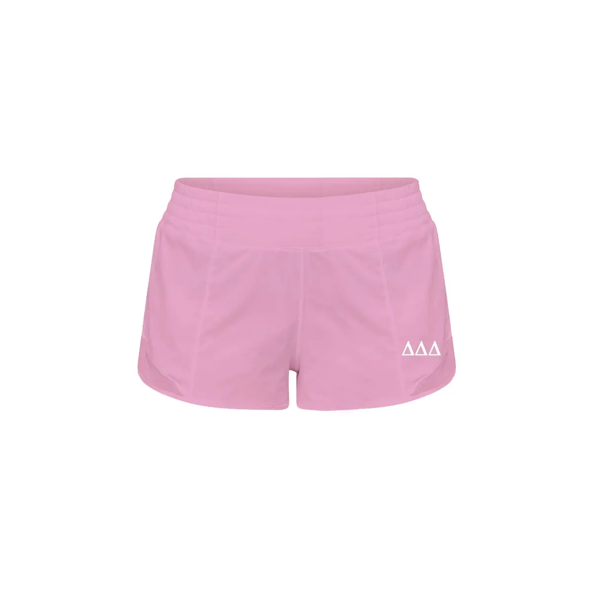 Delta Delta Delta Lululemon Hotty Hot High-Rise Lined Short 2.5" - Pink Frosting 1