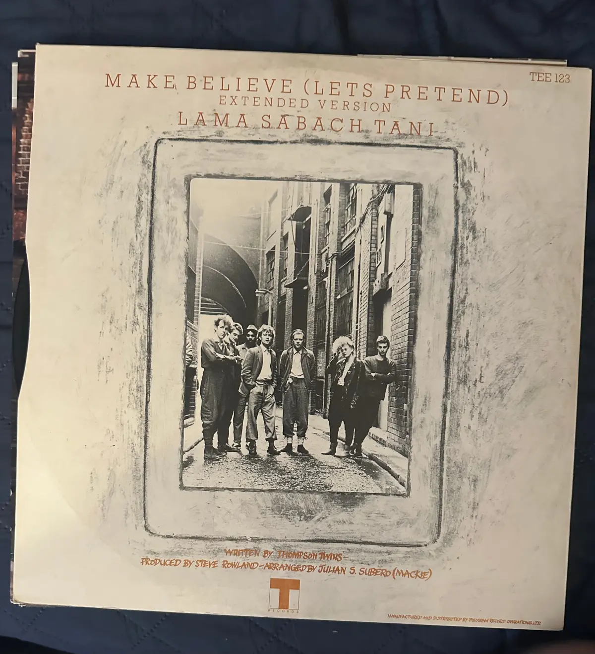 Thompson Twins - 12” Single - Make Believe (Let's Pretend) Lp Vinyl - Used 2