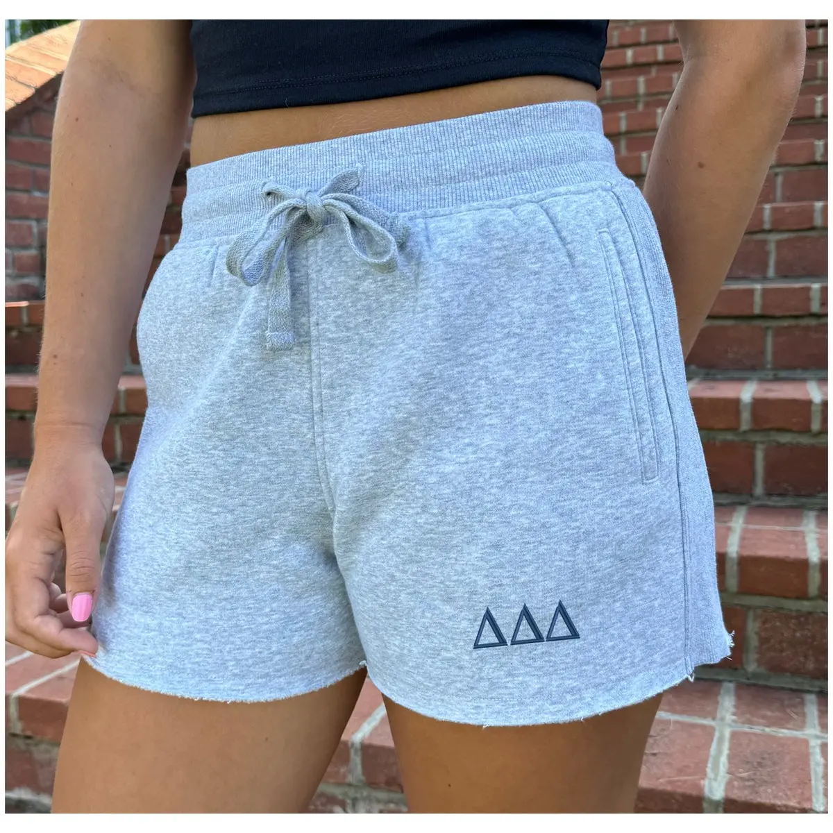 Delta Delta Delta Fave Fit Fleece Shorts 1